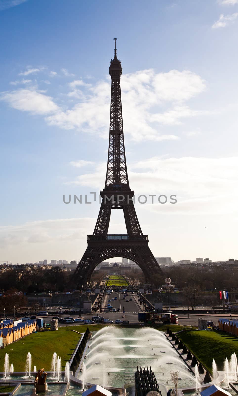 The best place in Paris to have a wonderful view on Eiffel Tower: Trocadero Terrace