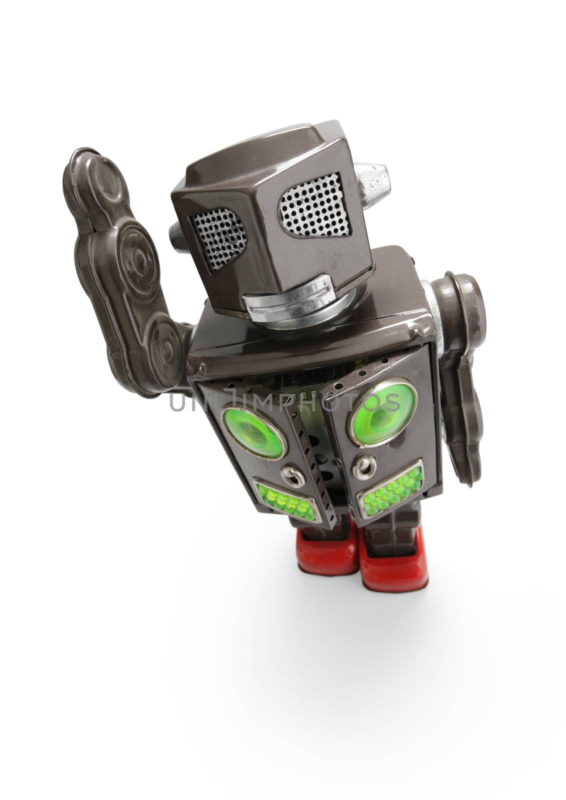  retro tin robot toy by stokkete