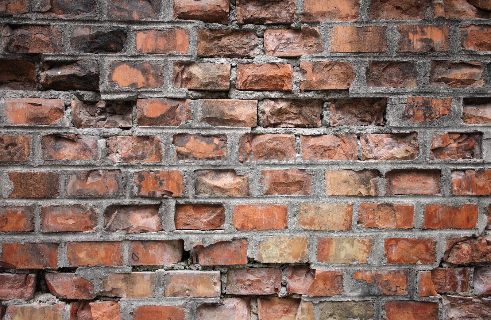 brick wall by stokkete