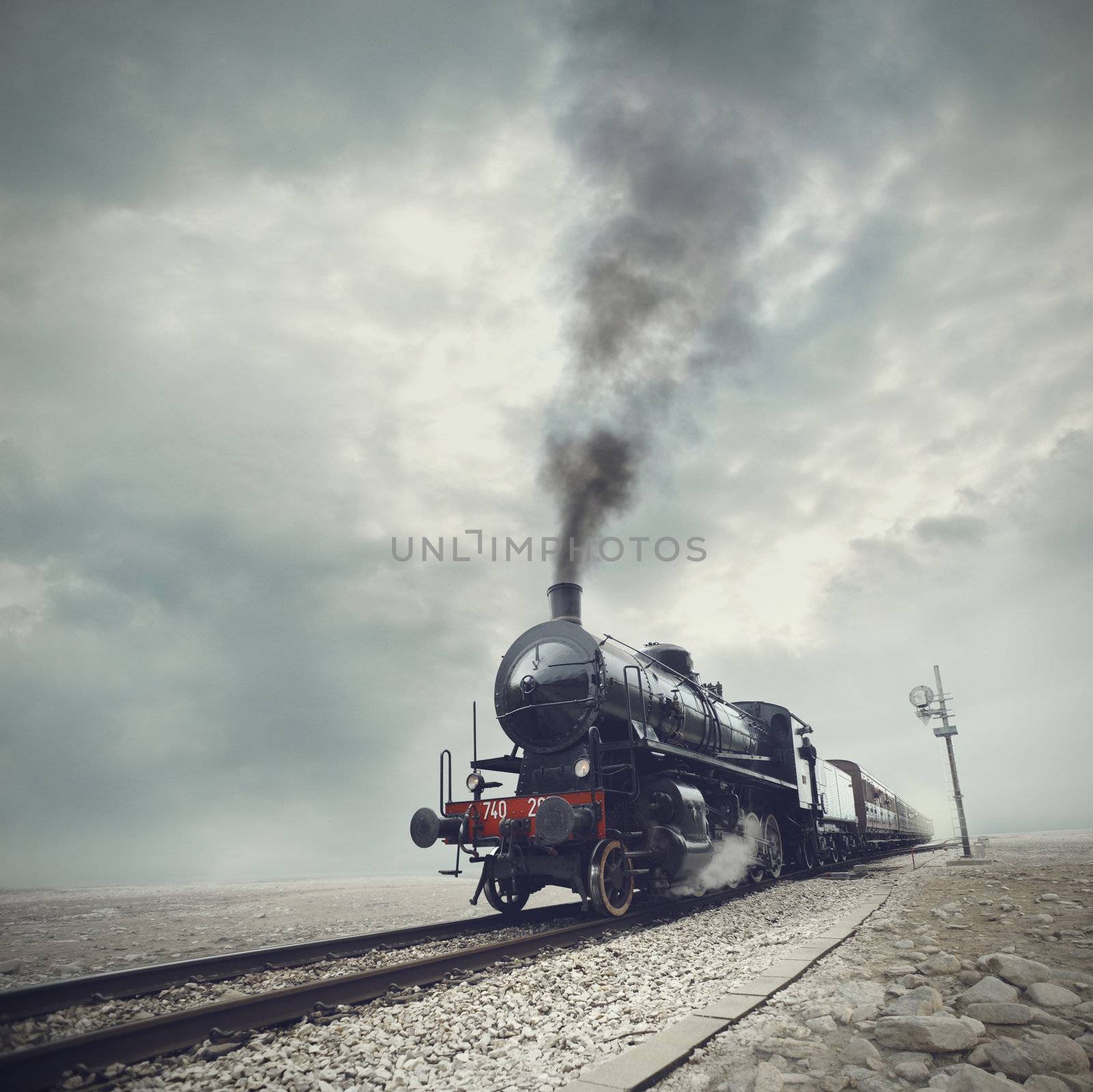 black train by stokkete