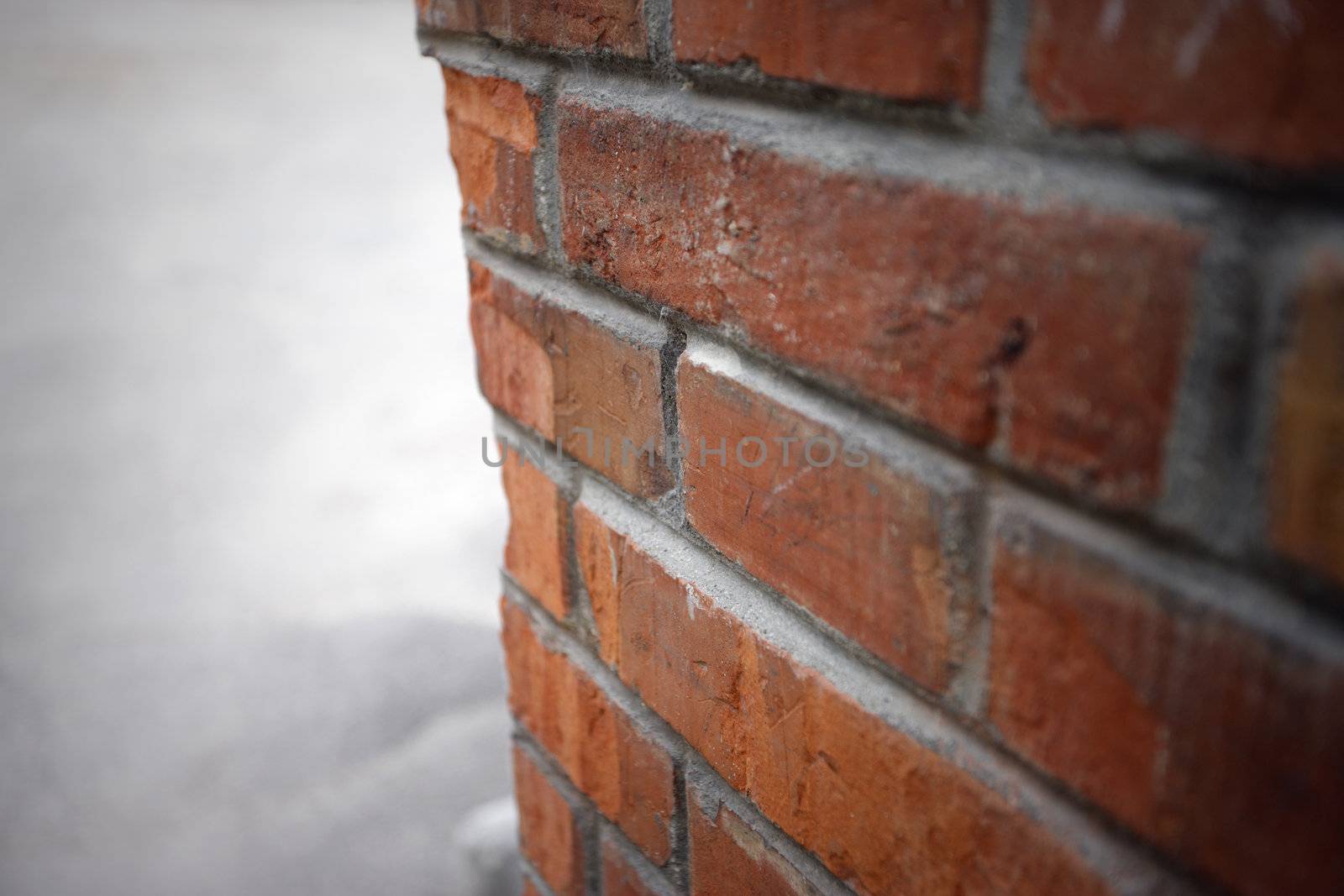 brick wall by stokkete