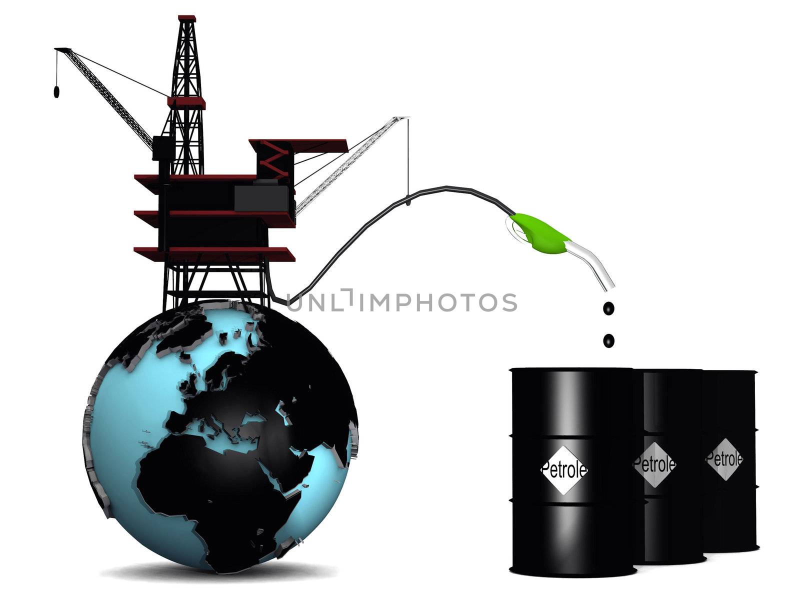 oil pump and earth by njaj