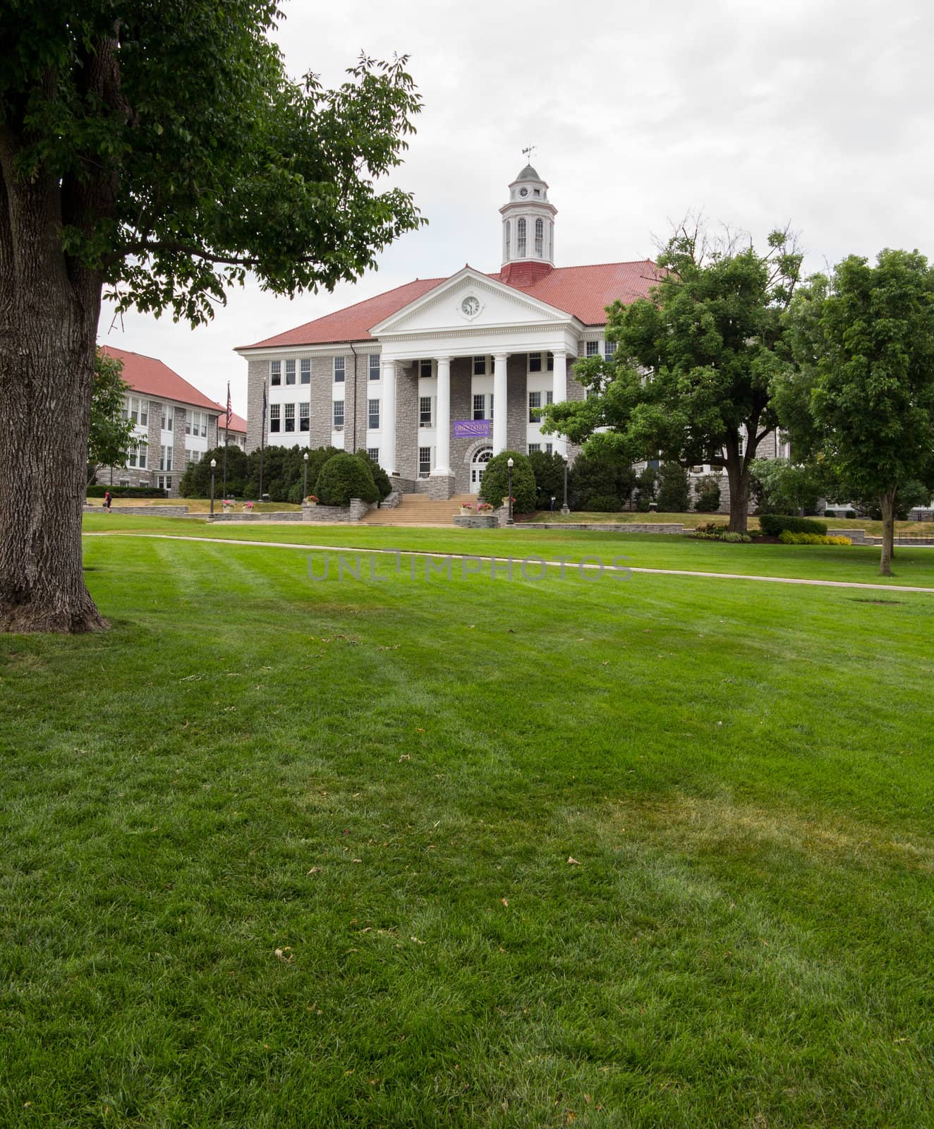 HARRISONBURG, VA - July 11. Wilson Hall at JMU on July 11, 2012. The is named after President Wilson and completed in 1931