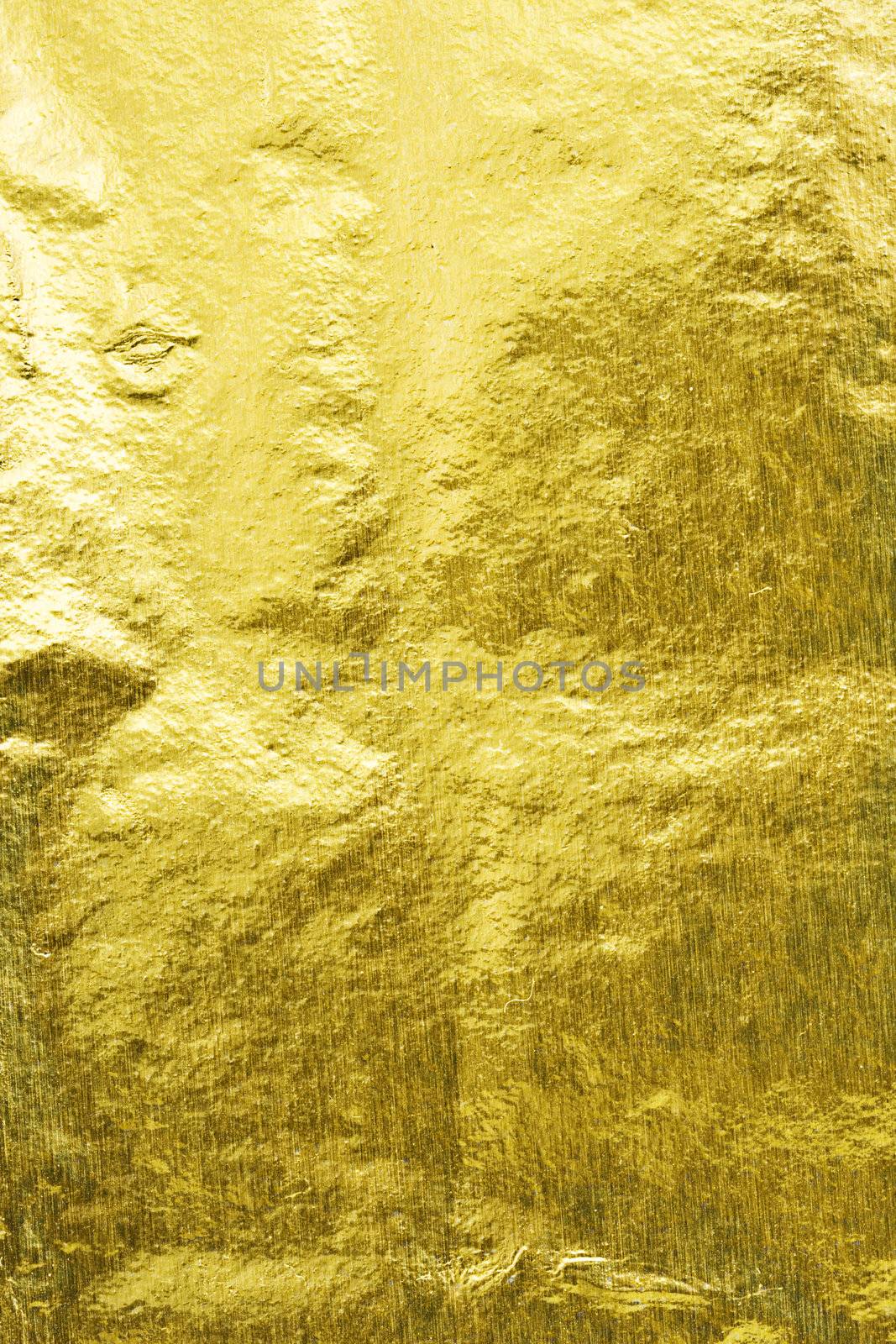 Gold foil abstract texture