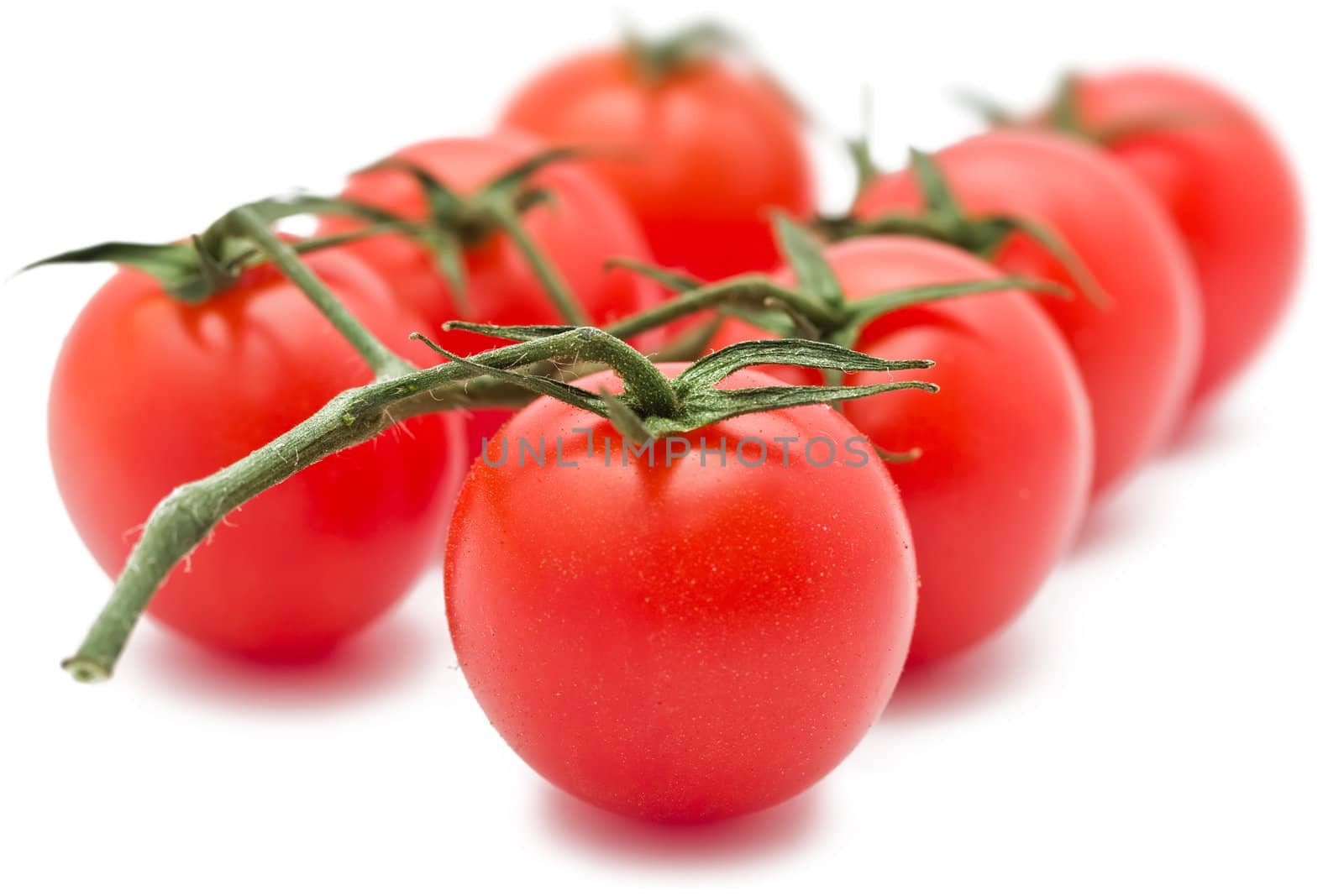 Fresh tomatoes isolated on whtie background