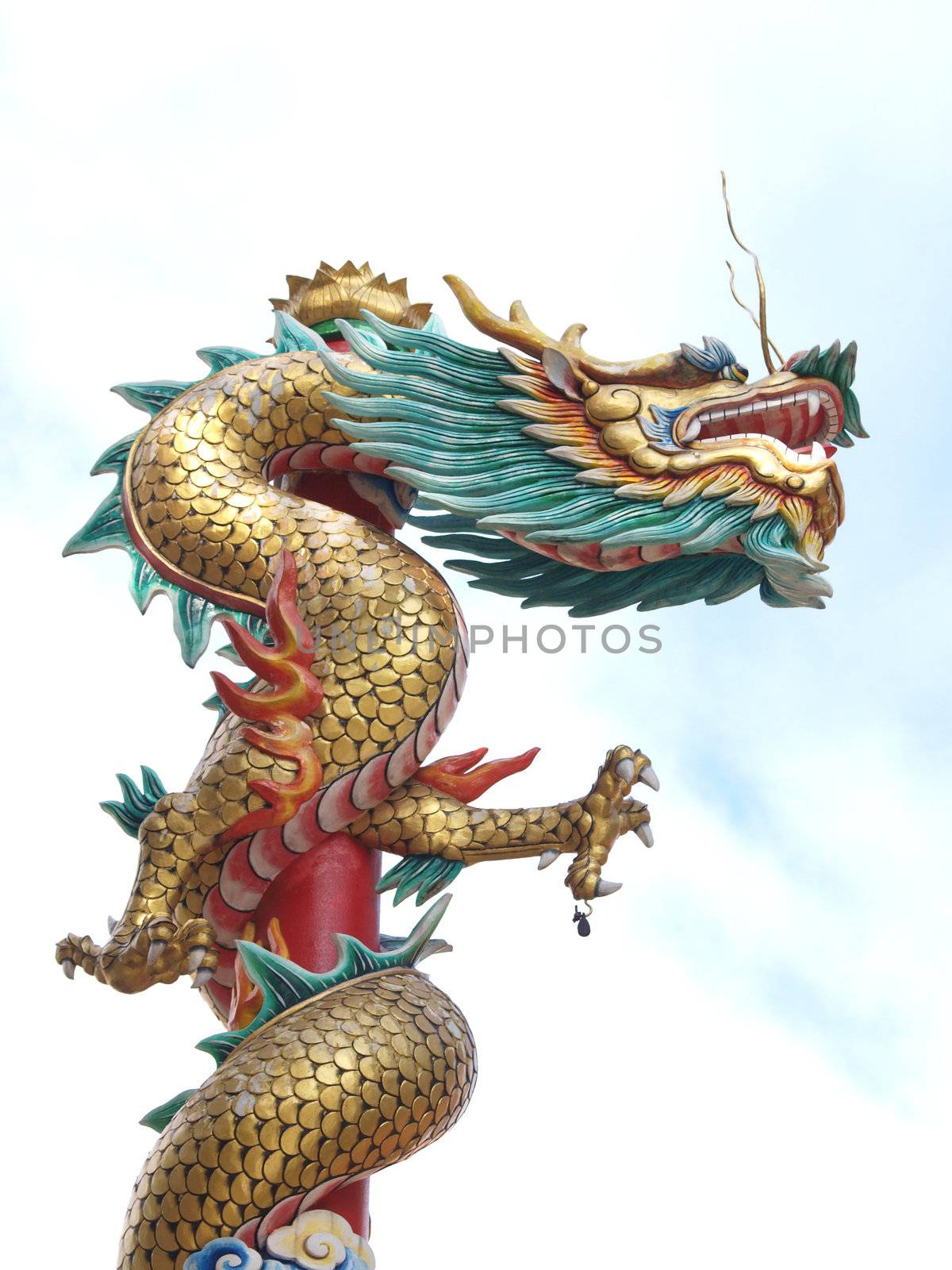 Chinese style dragon statue by jakgree