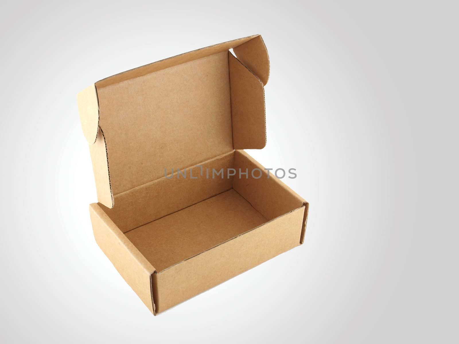Brown paper box 