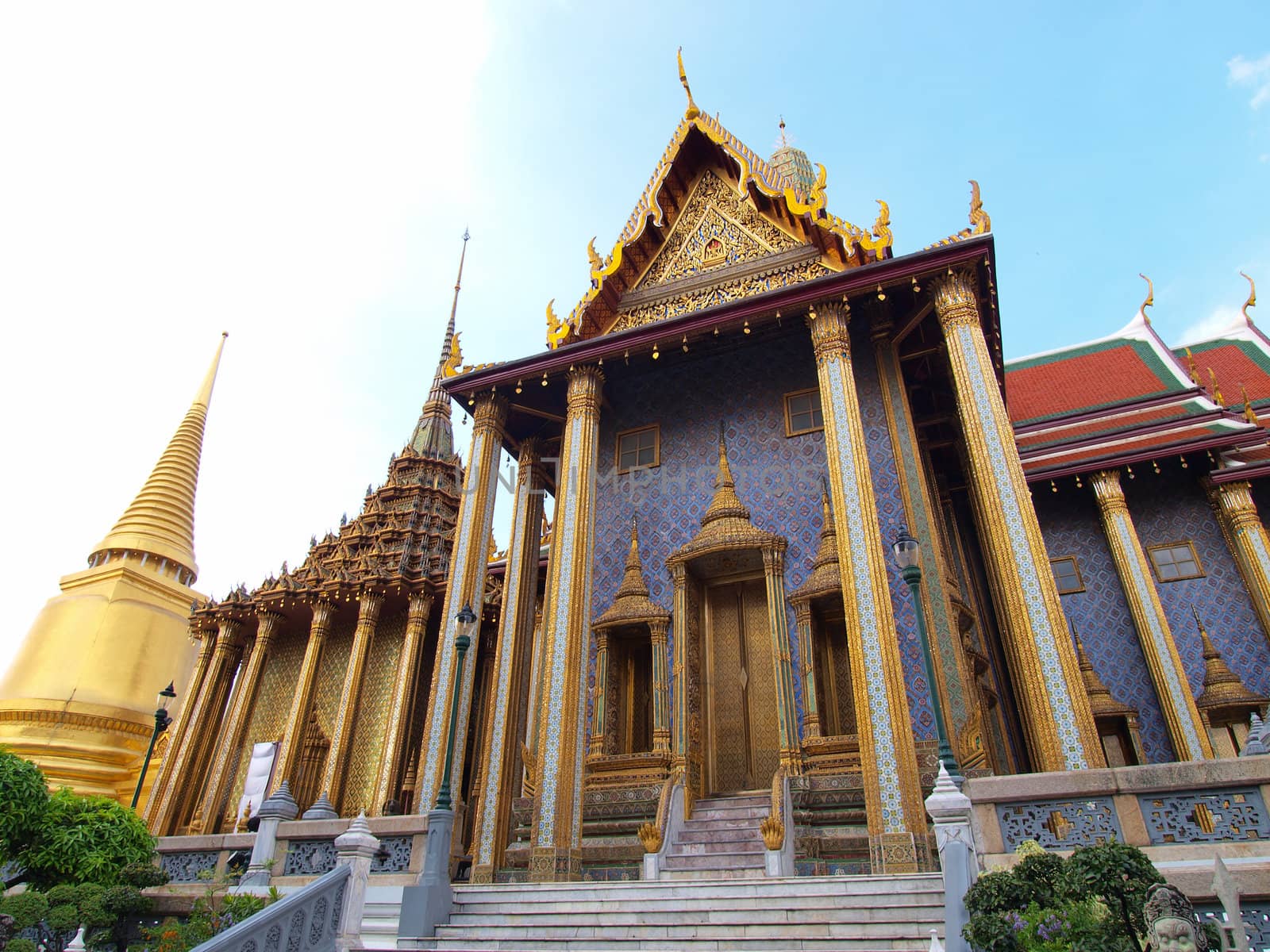 The Grand Palace in Bangkok, Thailand. 