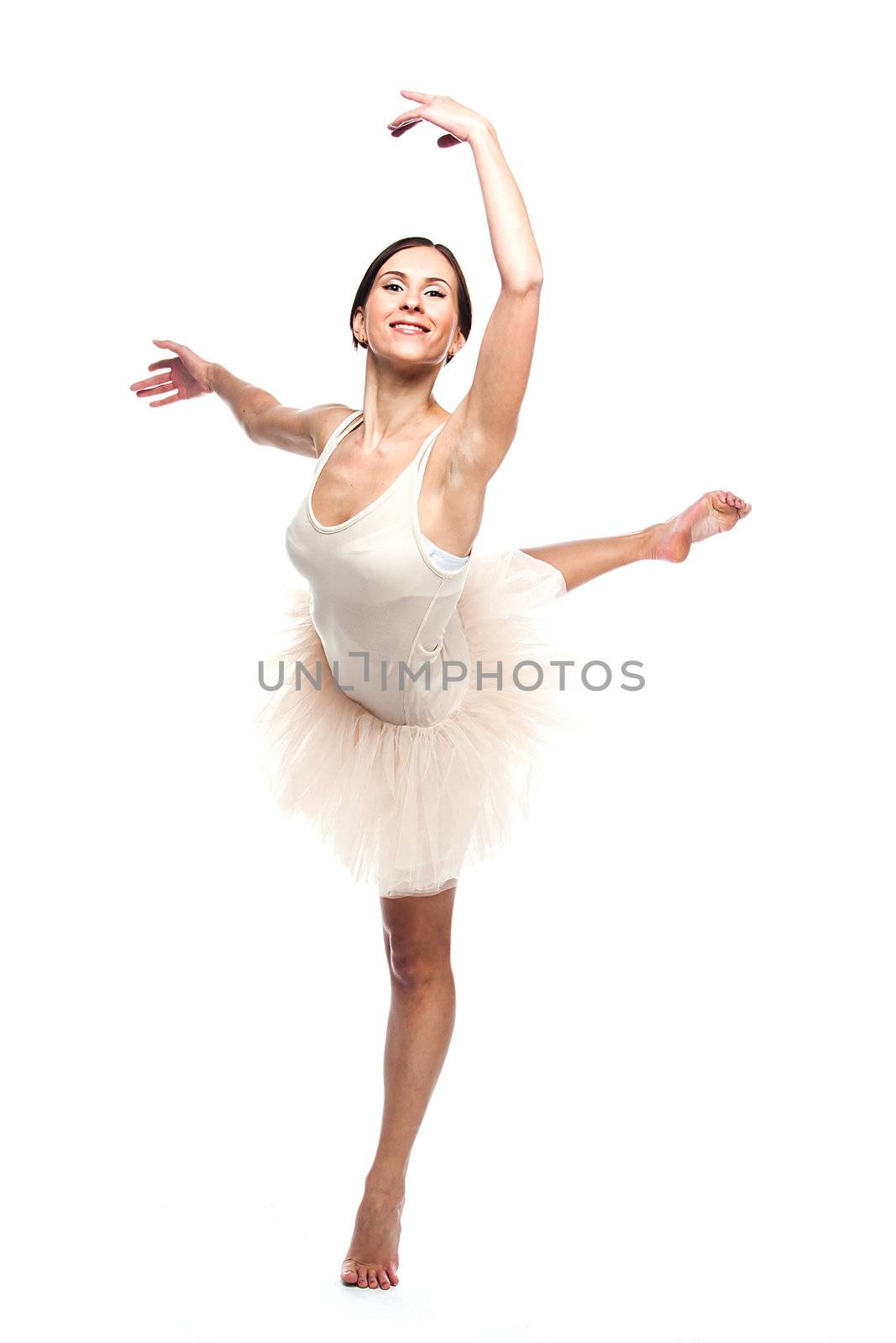Photo young and beautiful ballerina