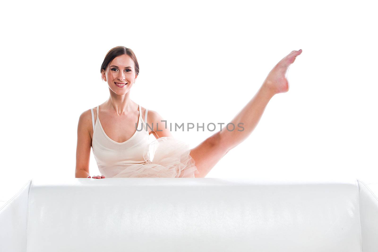 Photo young and beautiful ballerina