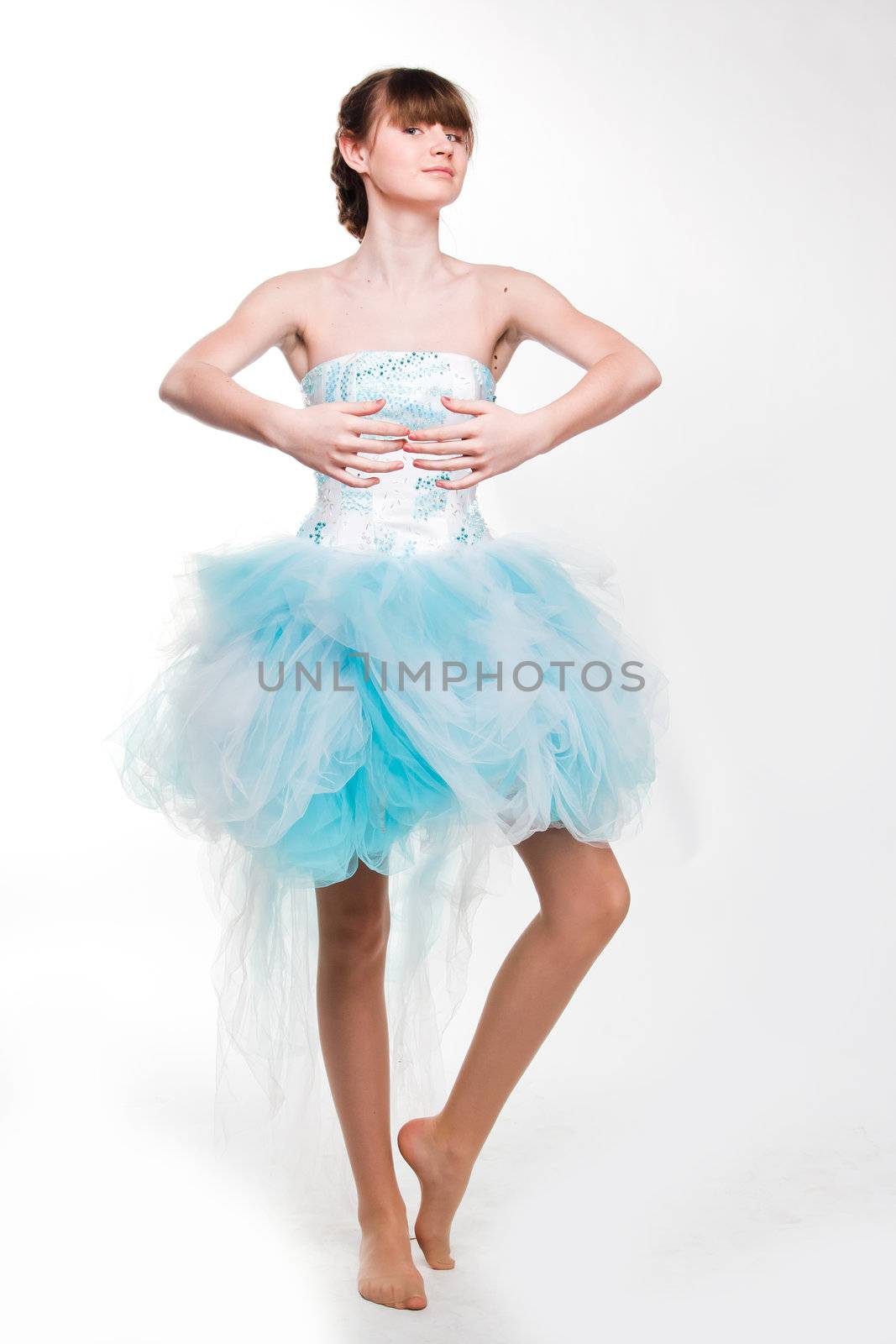 Photo young and beautiful ballerina