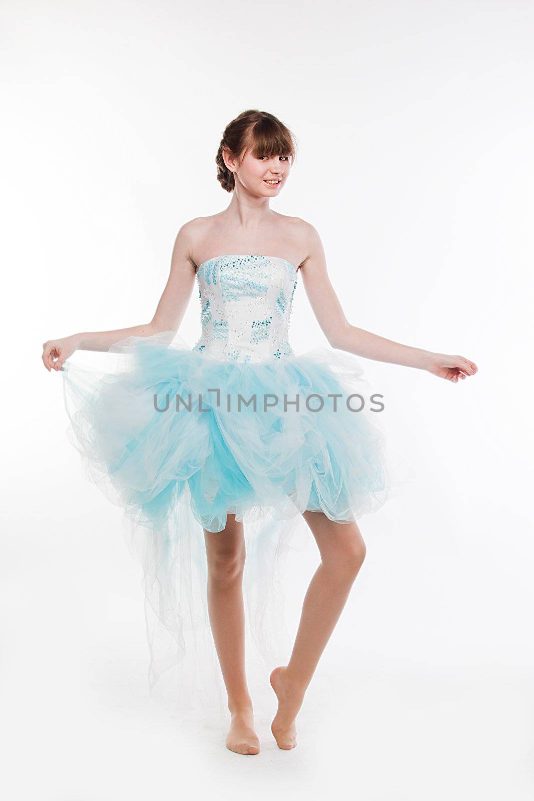 Photo young and beautiful ballerina