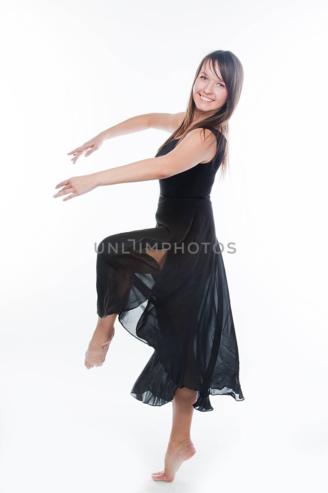 Photo young and beautiful ballerina