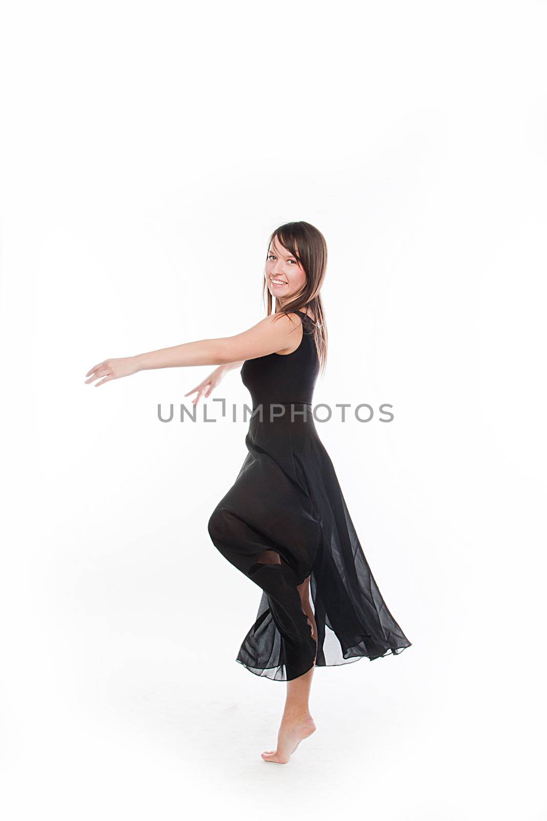 Photo young and beautiful ballerina