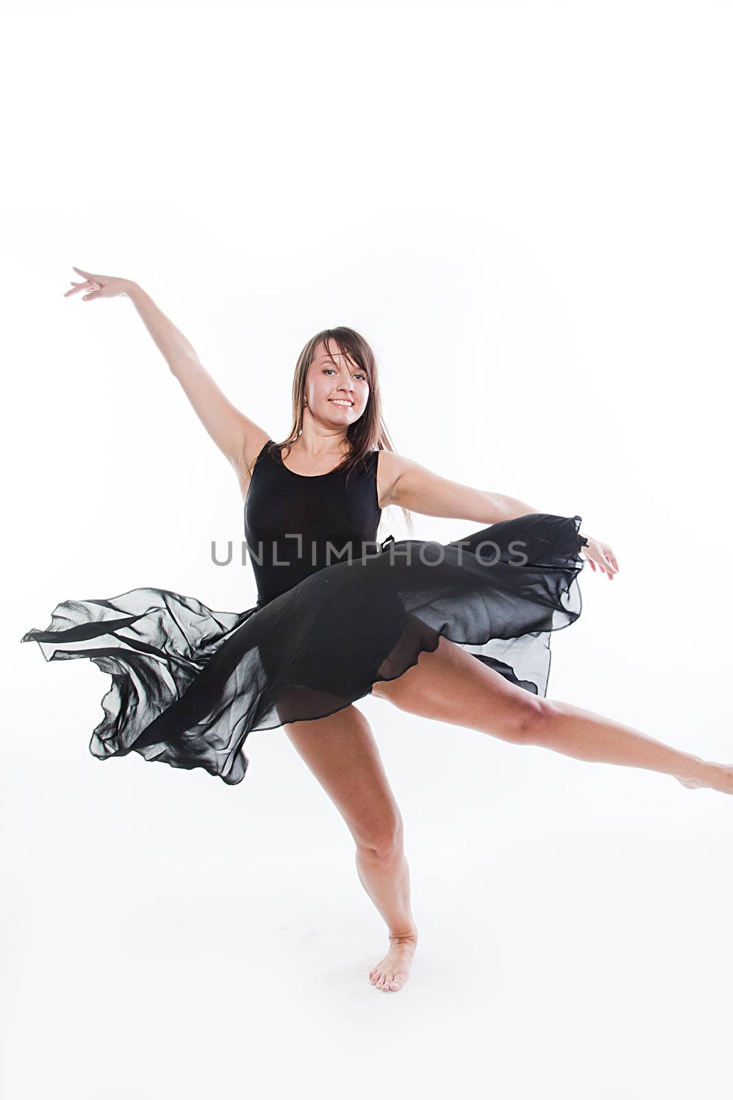 Photo young and beautiful ballerina