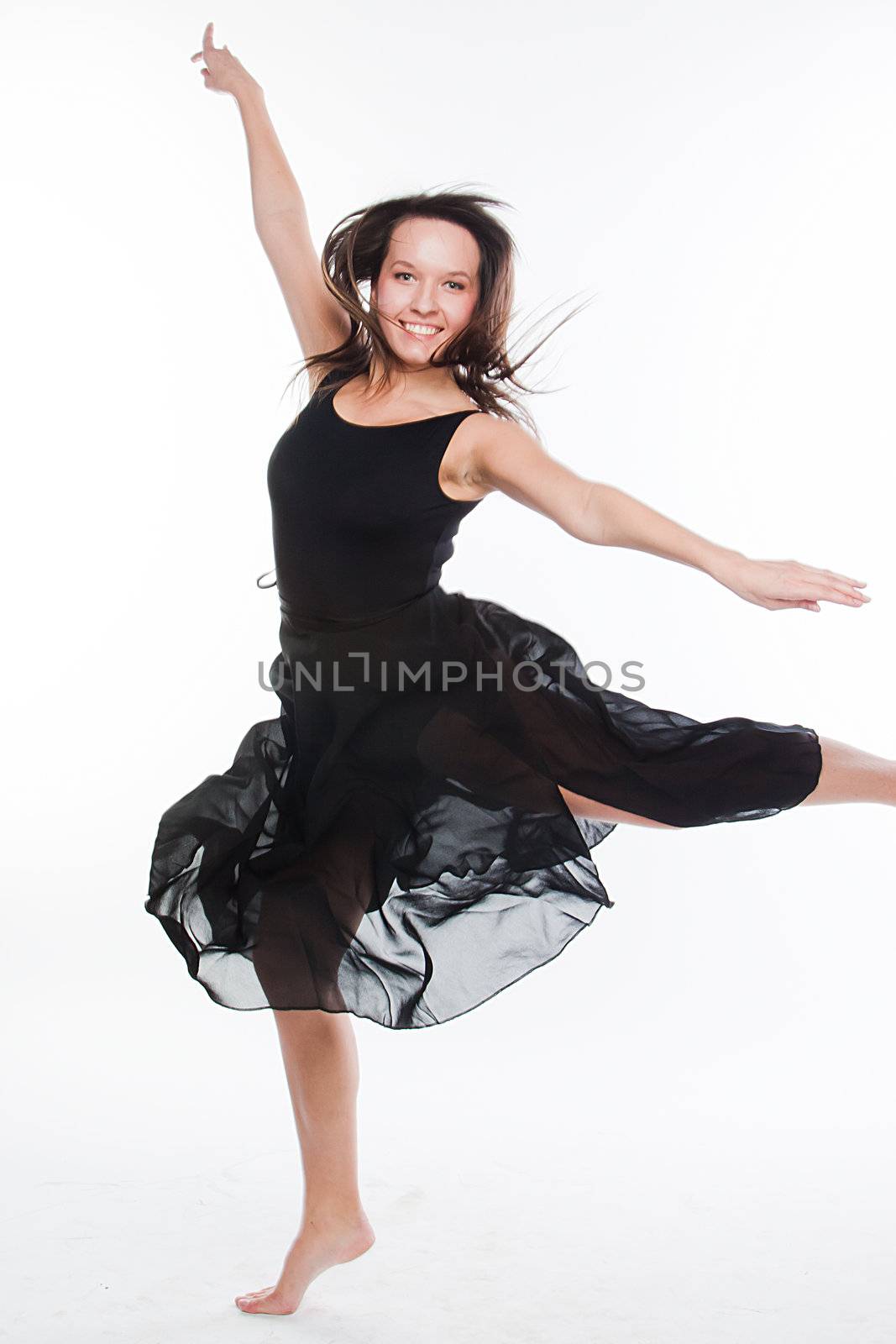 Photo young and beautiful ballerina