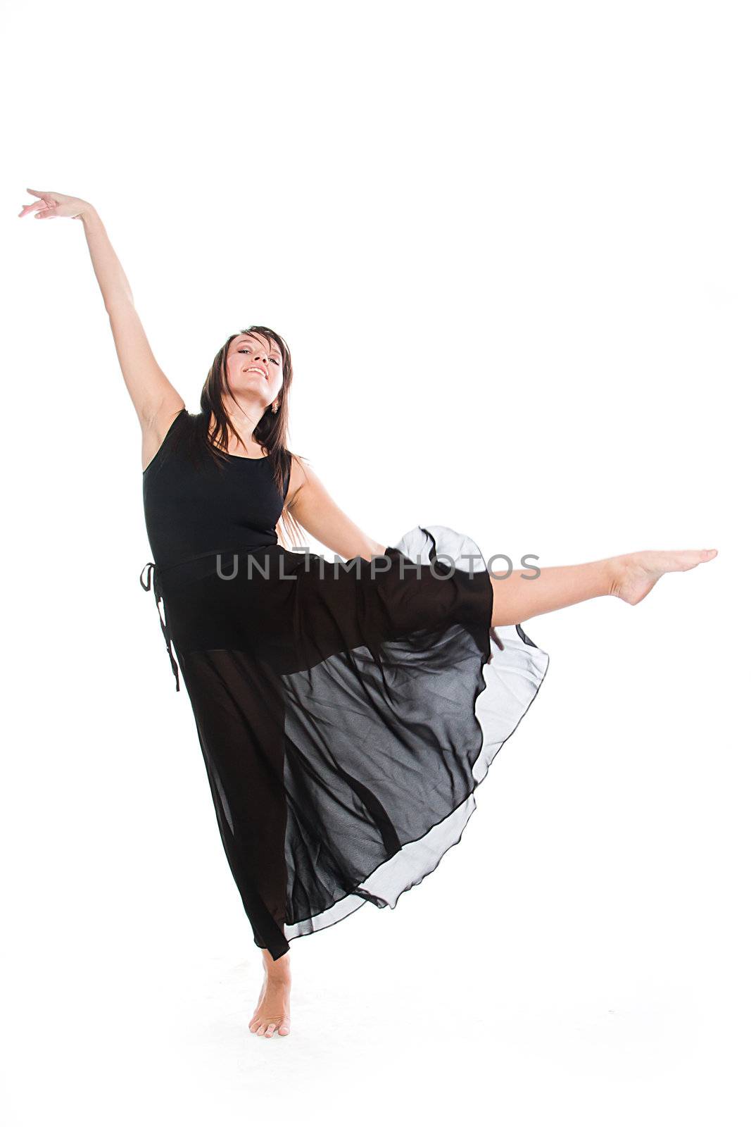 Photo young and beautiful ballerina