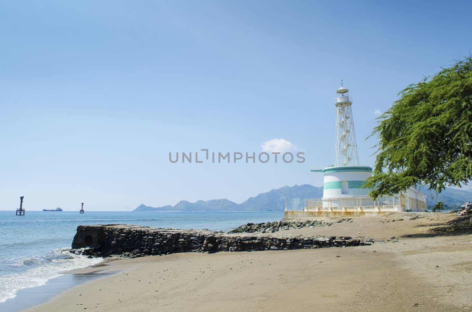 lighthouse in dili east timor by jackmalipan