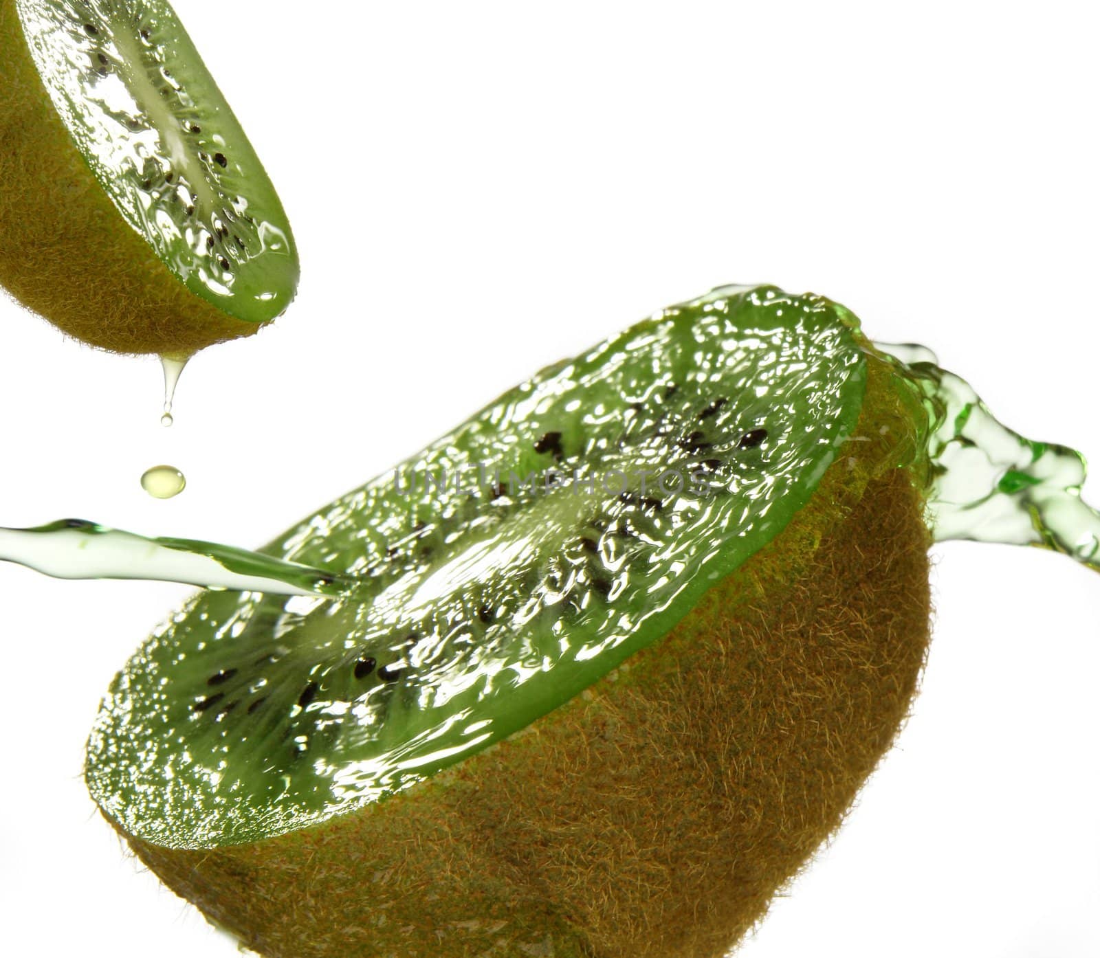 kiwi a  on a white background                                 
