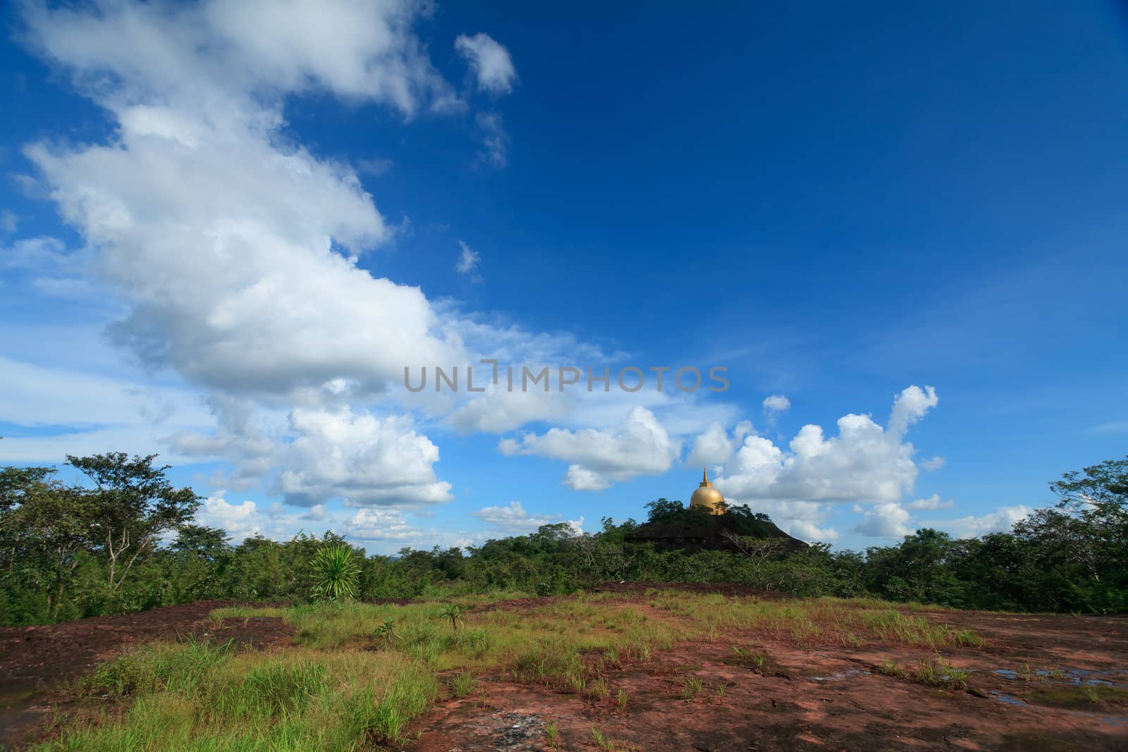 View point from Phurungka National Prak, Nakornpanom, Thailand.