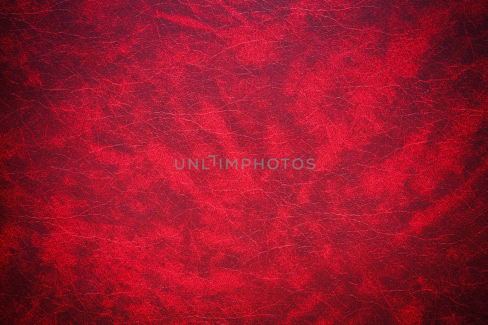 Red leather texture for background by ryhor