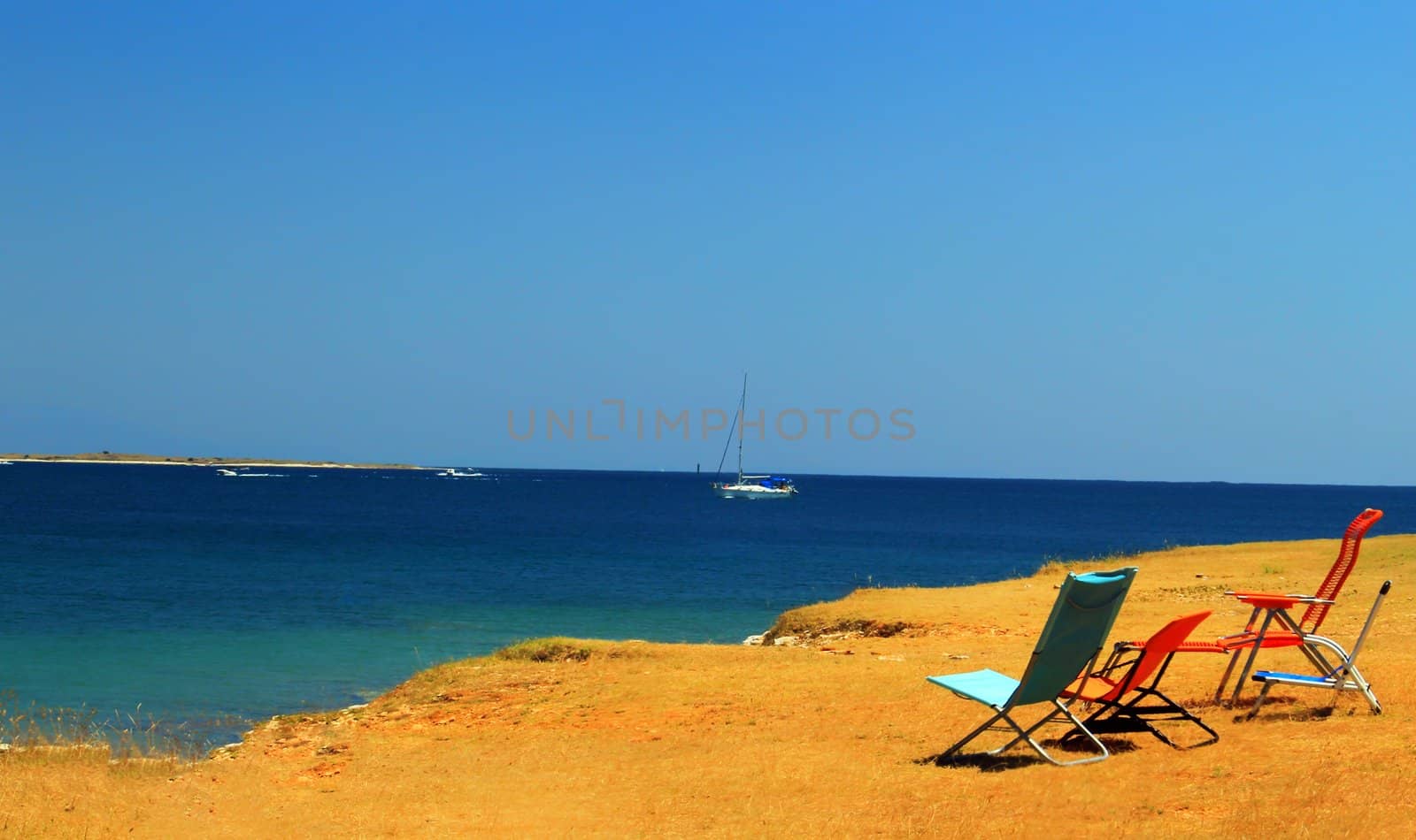 Happening on the summer beach.