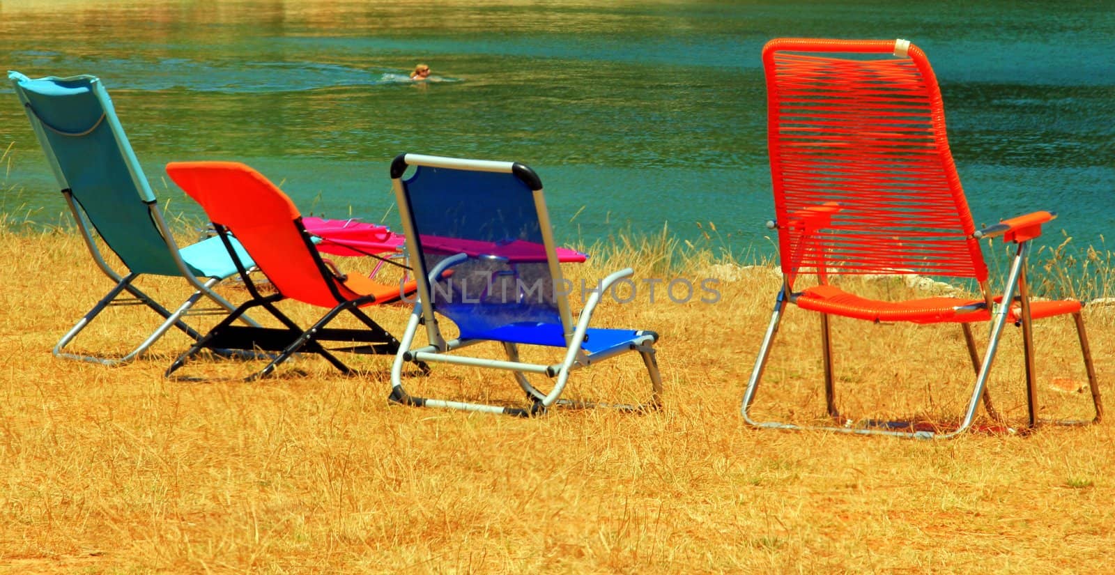 Happening on the summer beach.