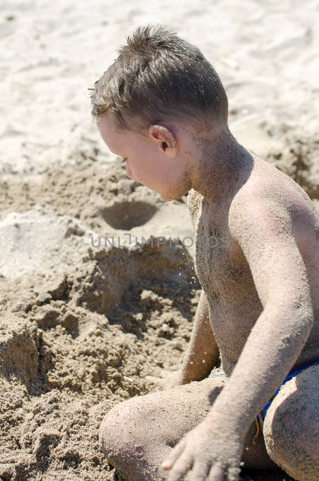 Young boy playing by silent47