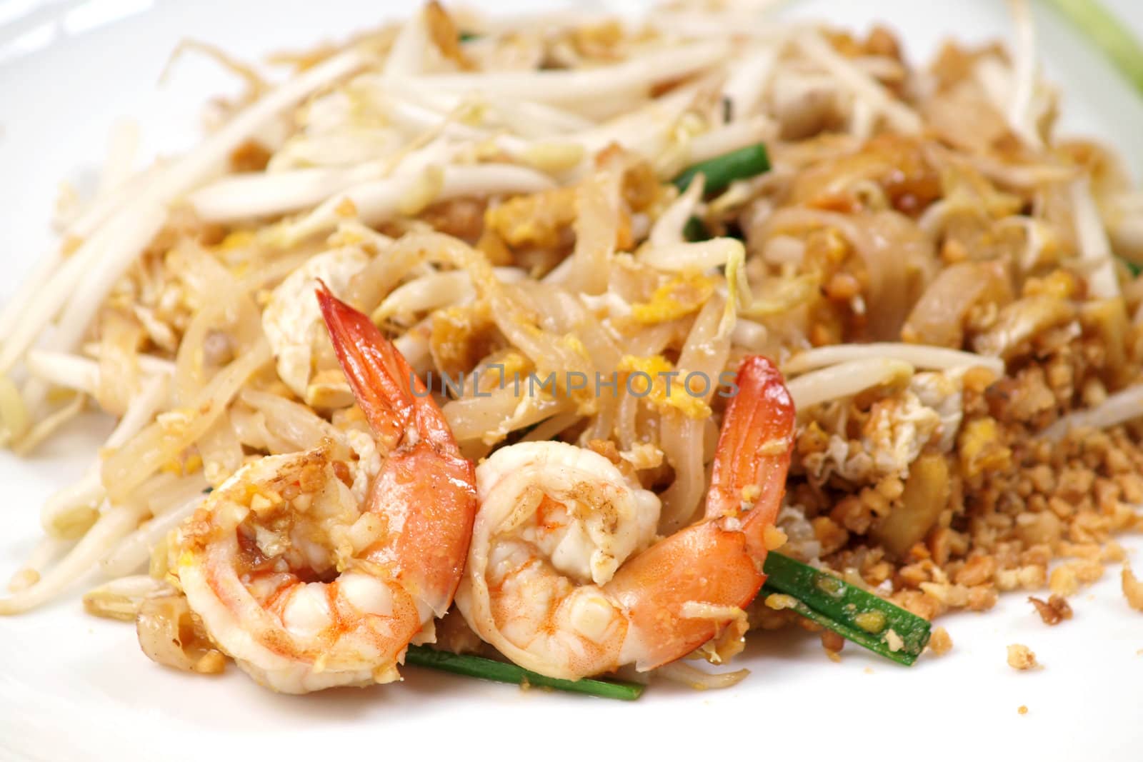 Thai food style , stir-fried rice noodles (Pad Thai) by jakgree