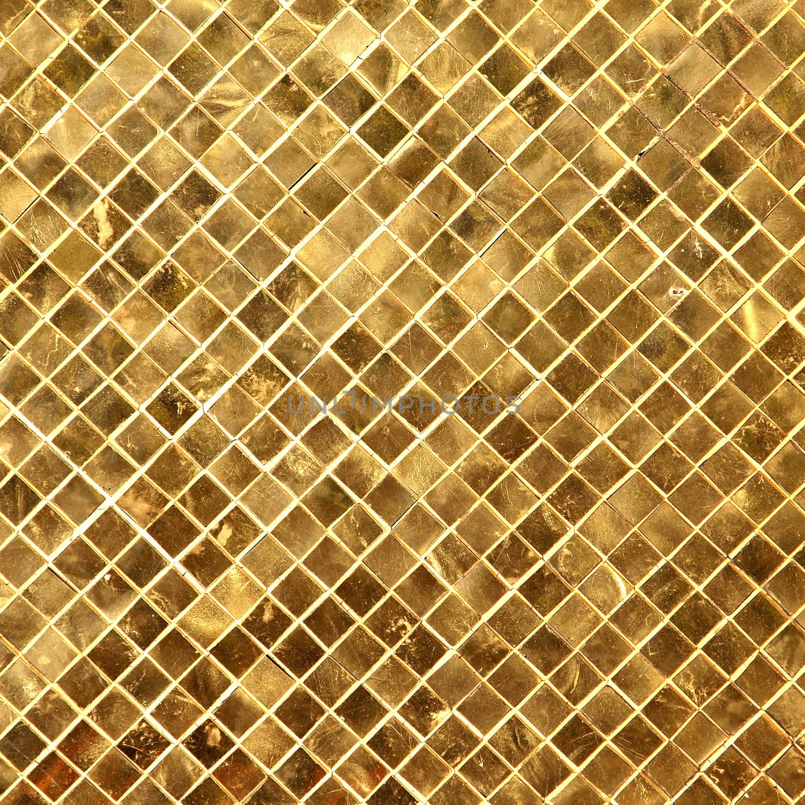 abstract golden square background by jakgree