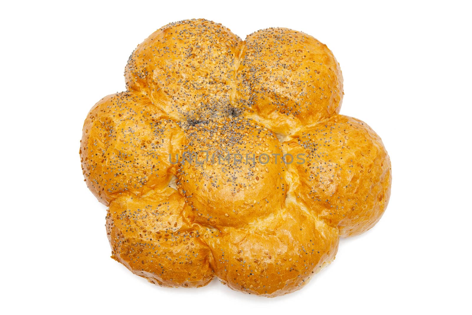Rolls isolated on the white background