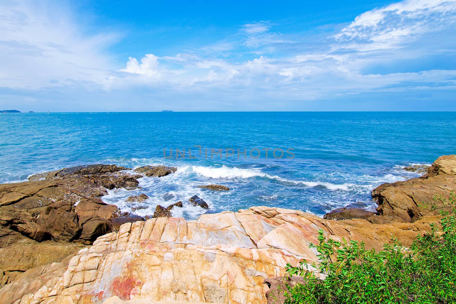 Idyllic Scene Beach at Samed Island,Thailand by jakgree