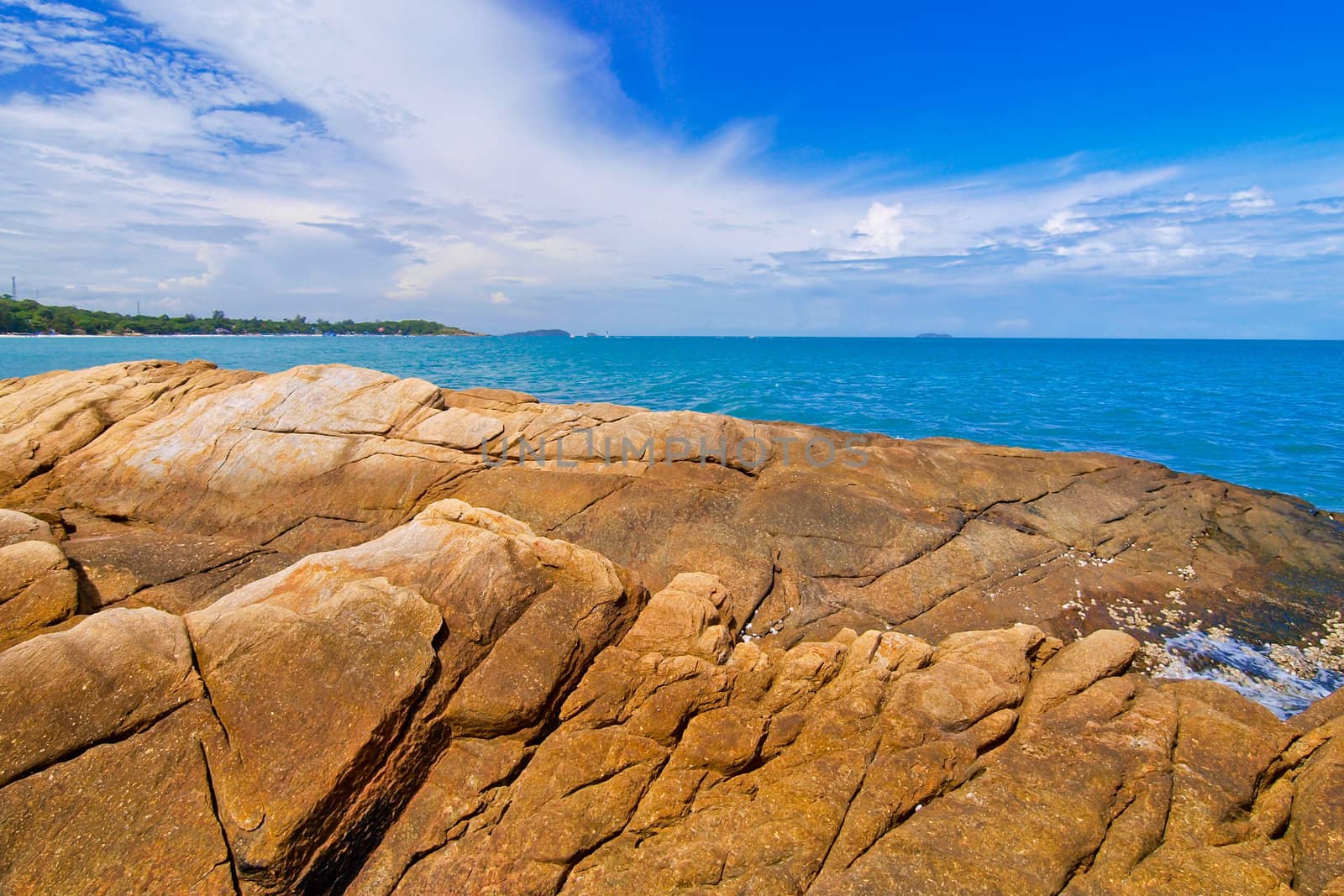 Idyllic Scene Beach at Samed Island,Thailand by jakgree