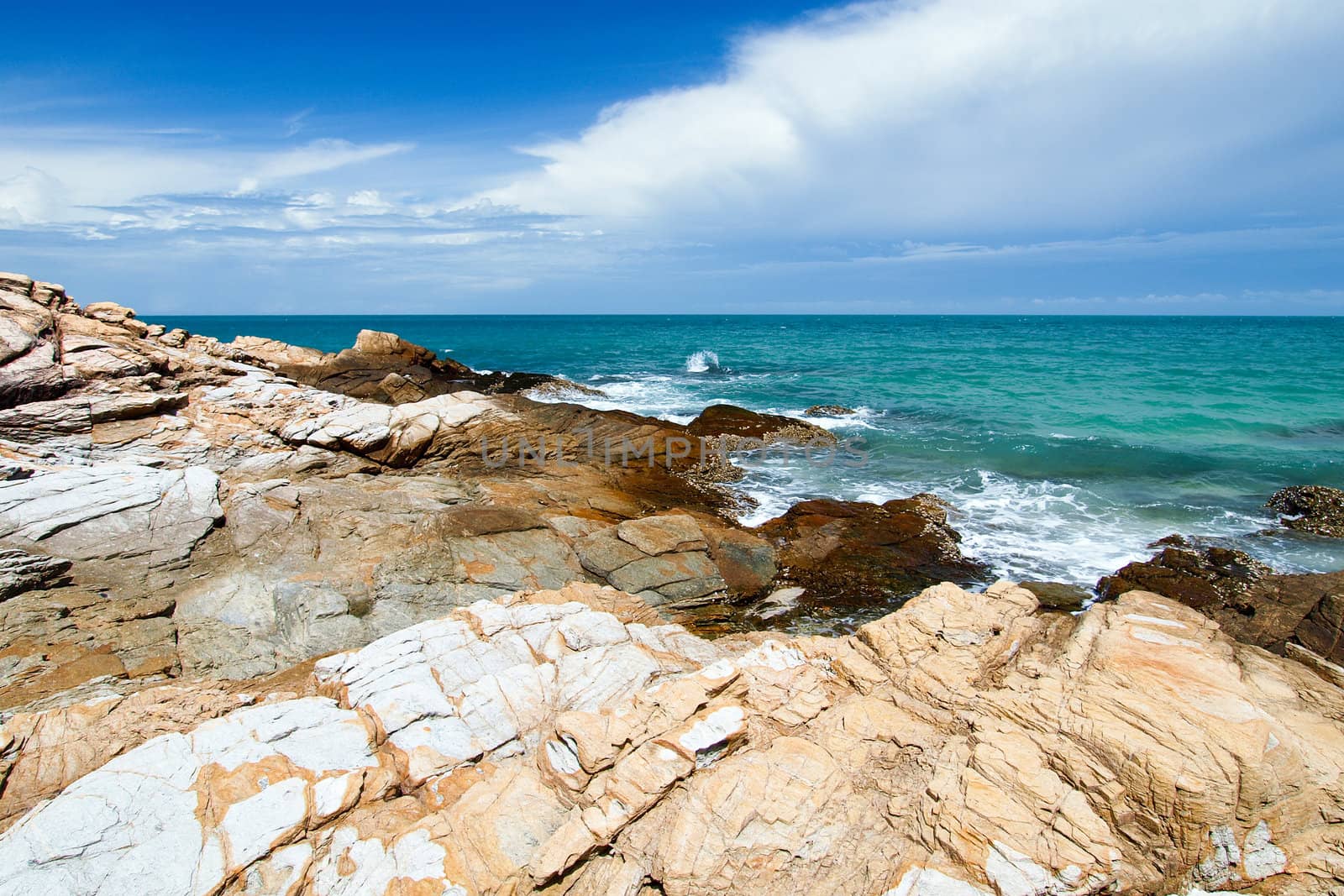 Idyllic Scene Beach at Samed Island,Thailand by jakgree