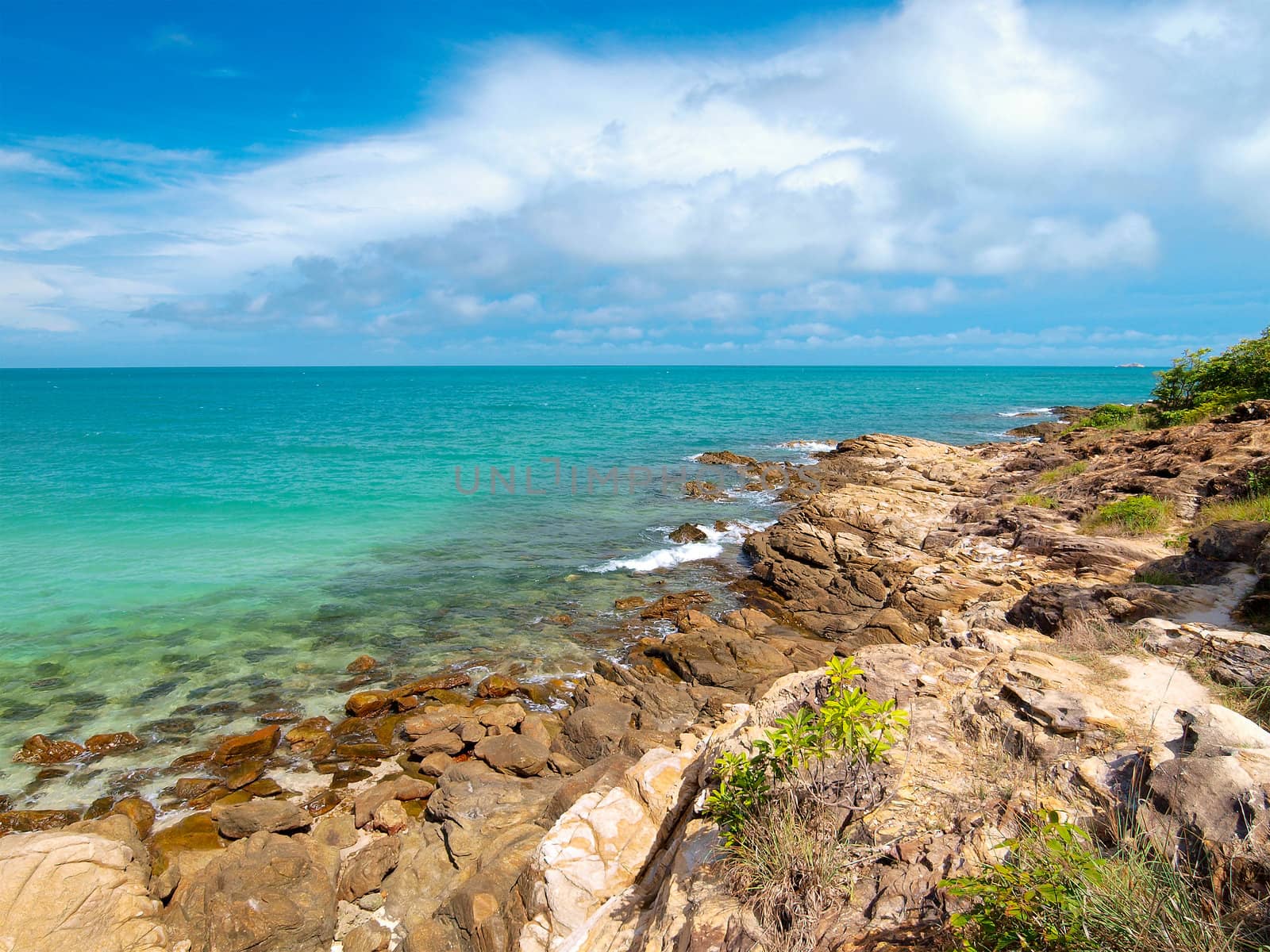 Idyllic Scene Beach at Samed Island,Thailand