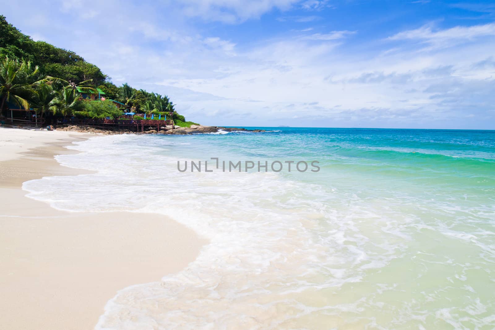 Idyllic Scene Beach at Samed Island,Thailand by jakgree