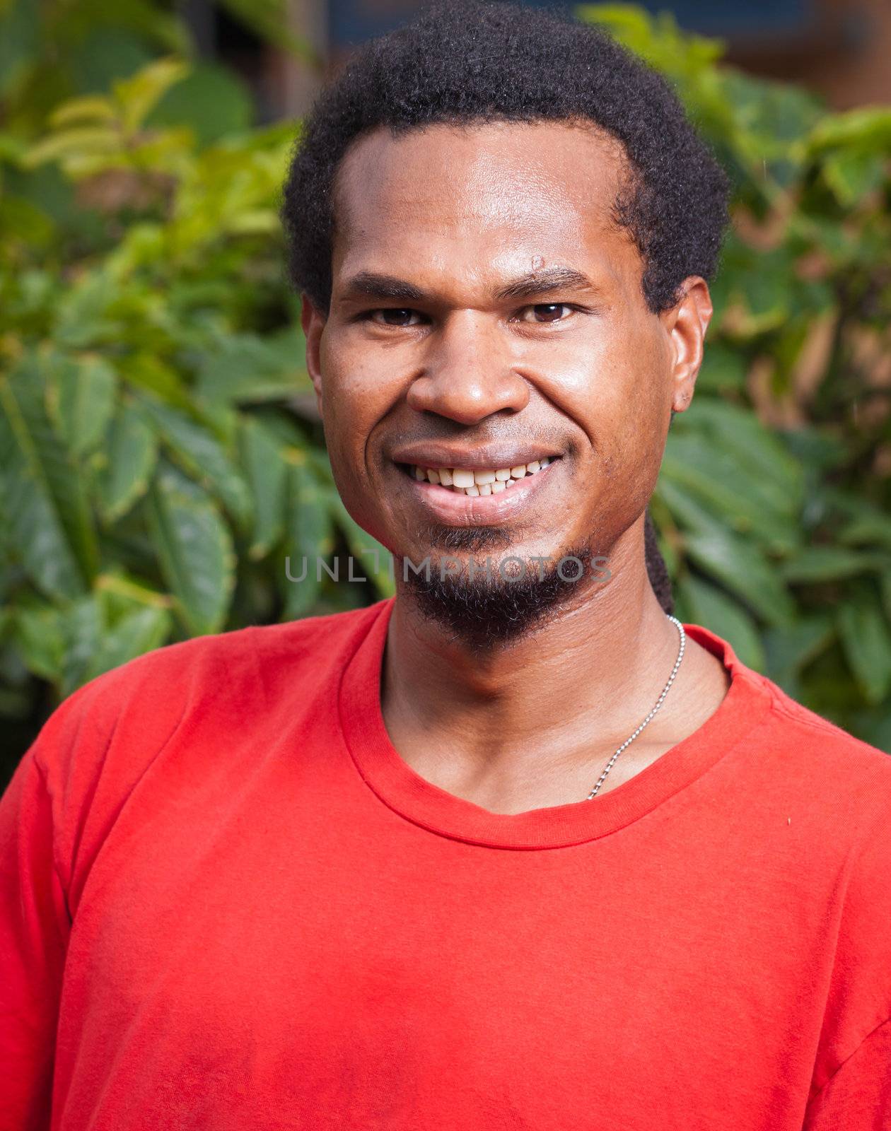 Portrait of dark skinned man by Jaykayl