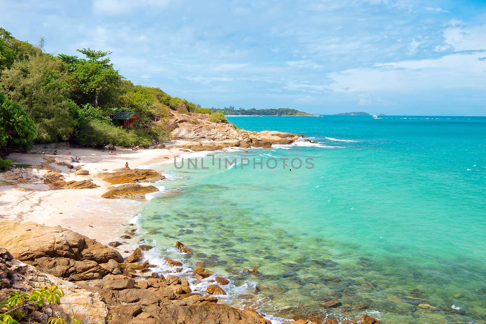 Idyllic Scene Beach at Samed Island,Thailand