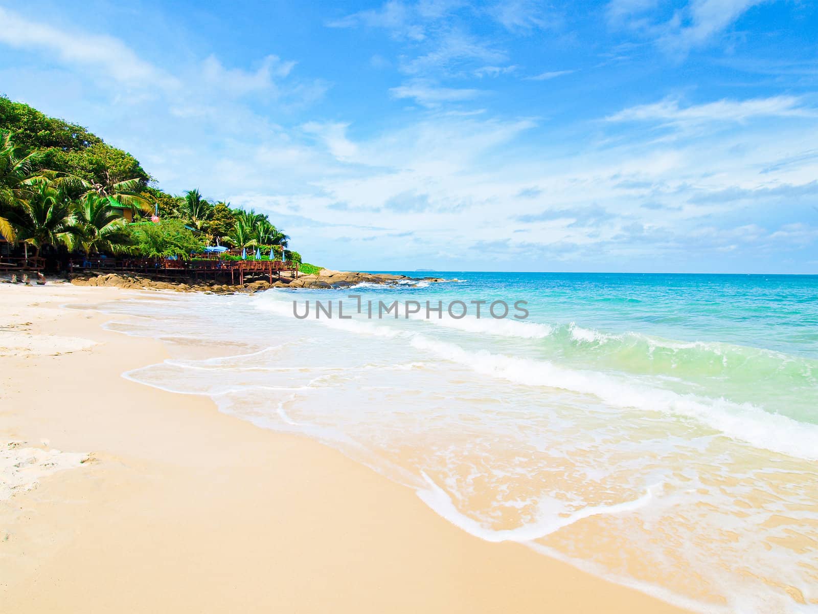 Idyllic Scene Beach at Samed Island,Thailand by jakgree