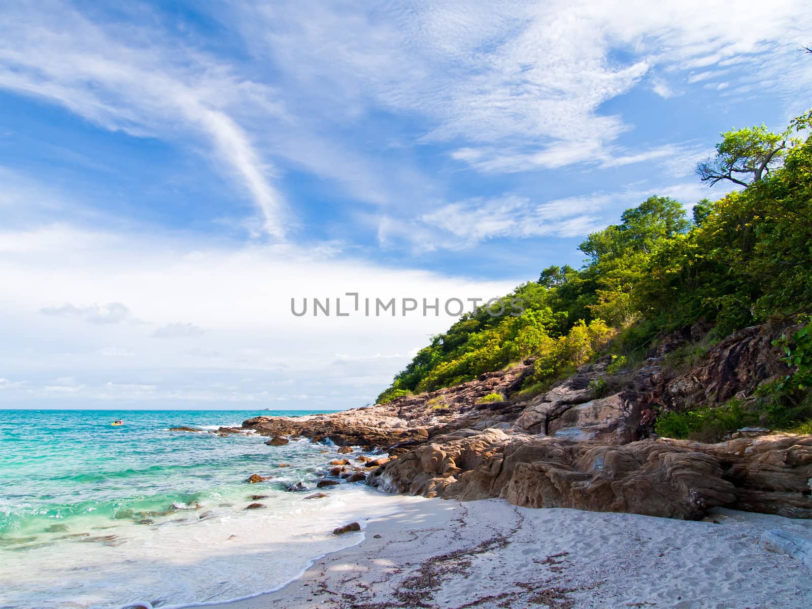 Idyllic Scene Beach at Samed Island,Thailand by jakgree