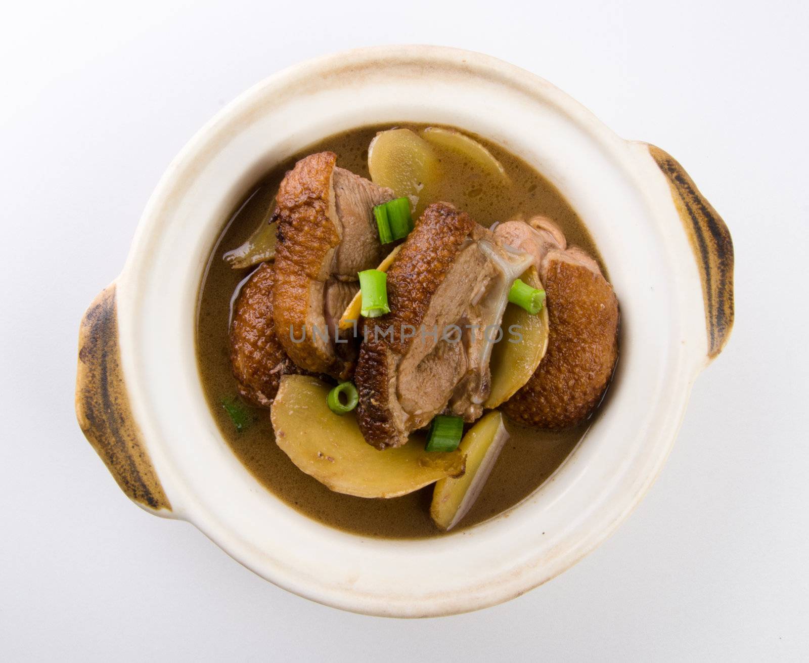 duck. Chinese stew duck asia food