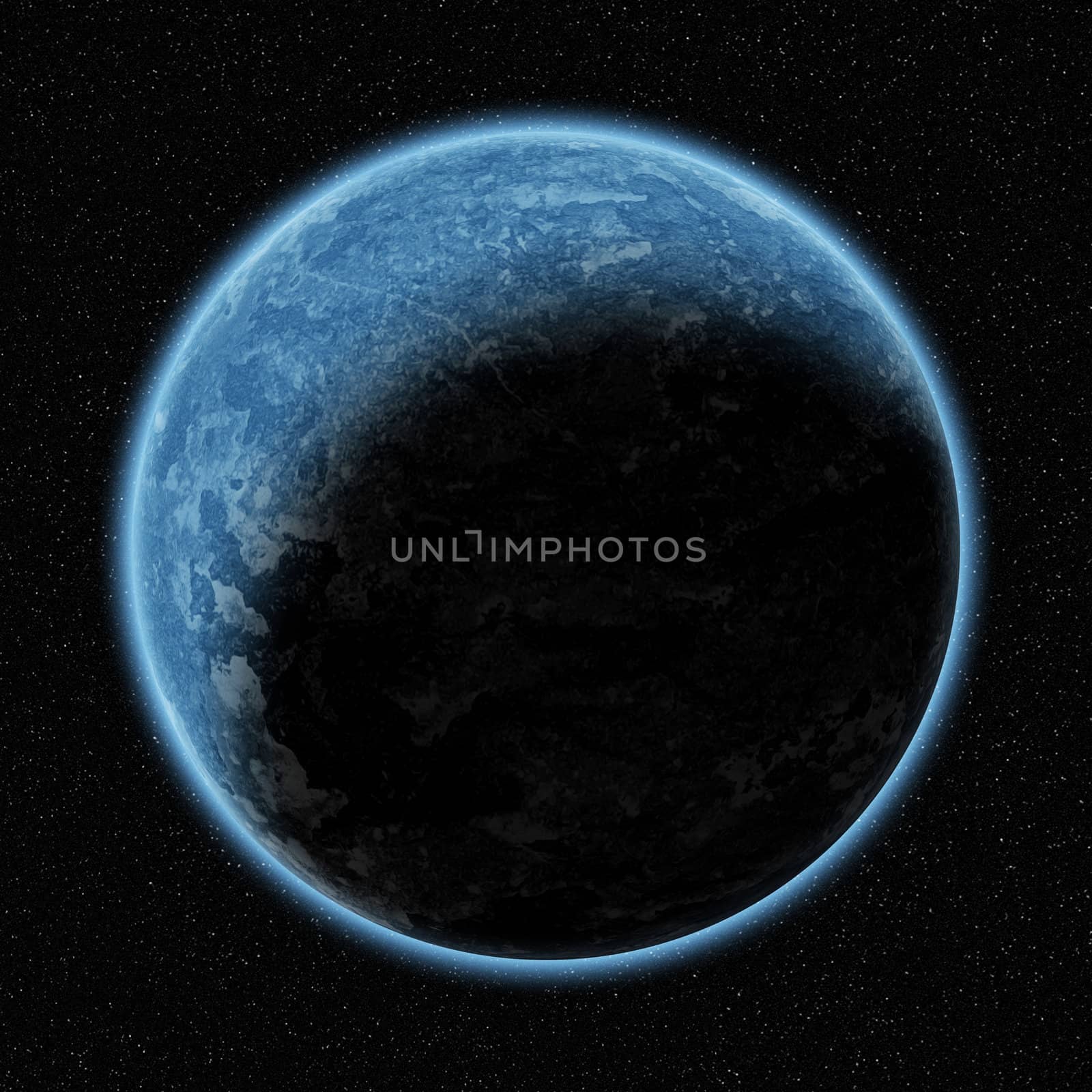 planet in beautiful space by jakgree