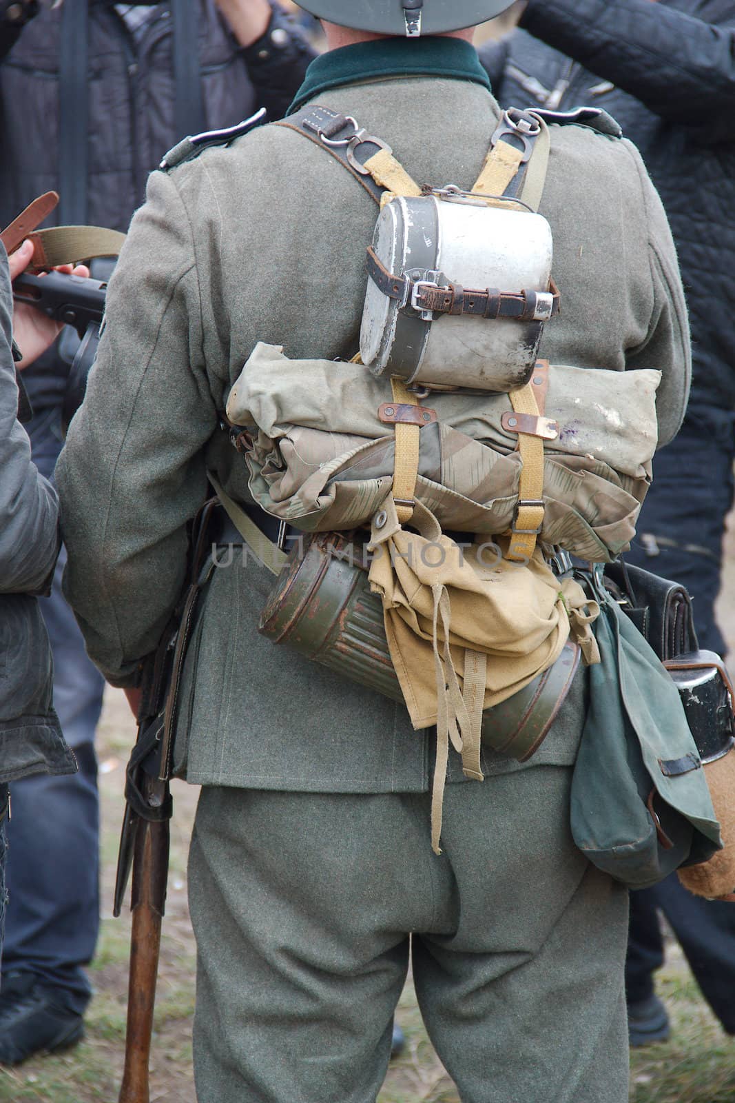 Outfit a German soldier during the Second World War