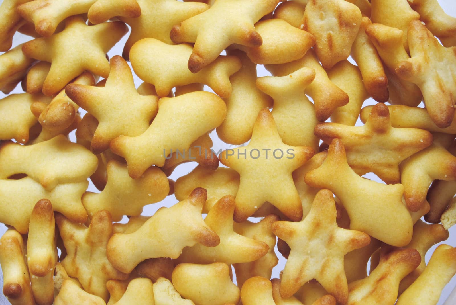 extreme closeup of a delicious salted cookies