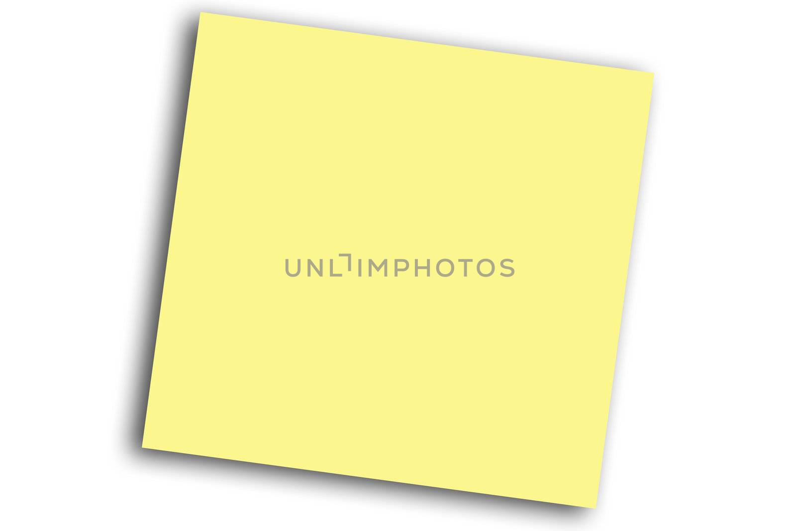Yellow sticky note