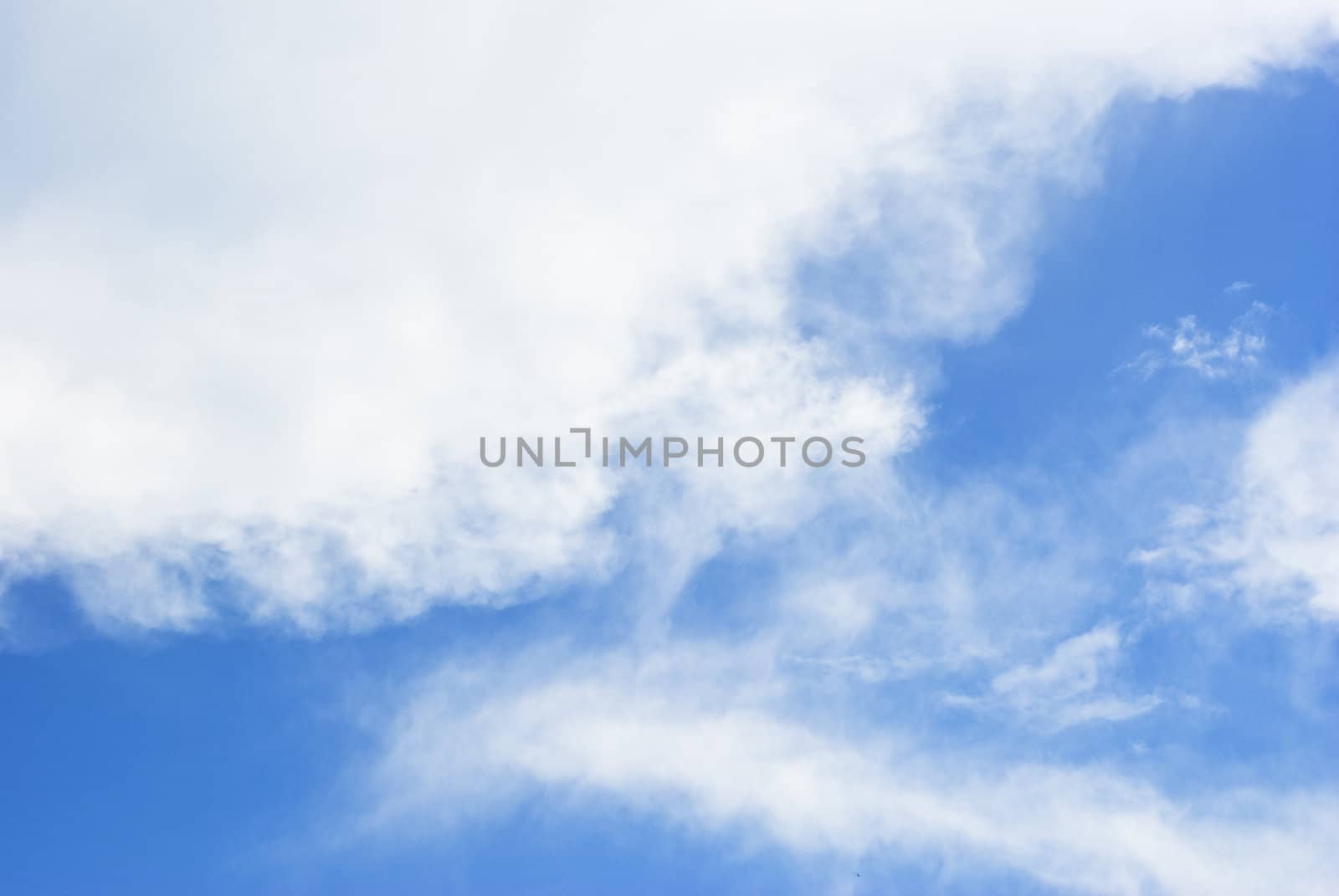 Blue sky.