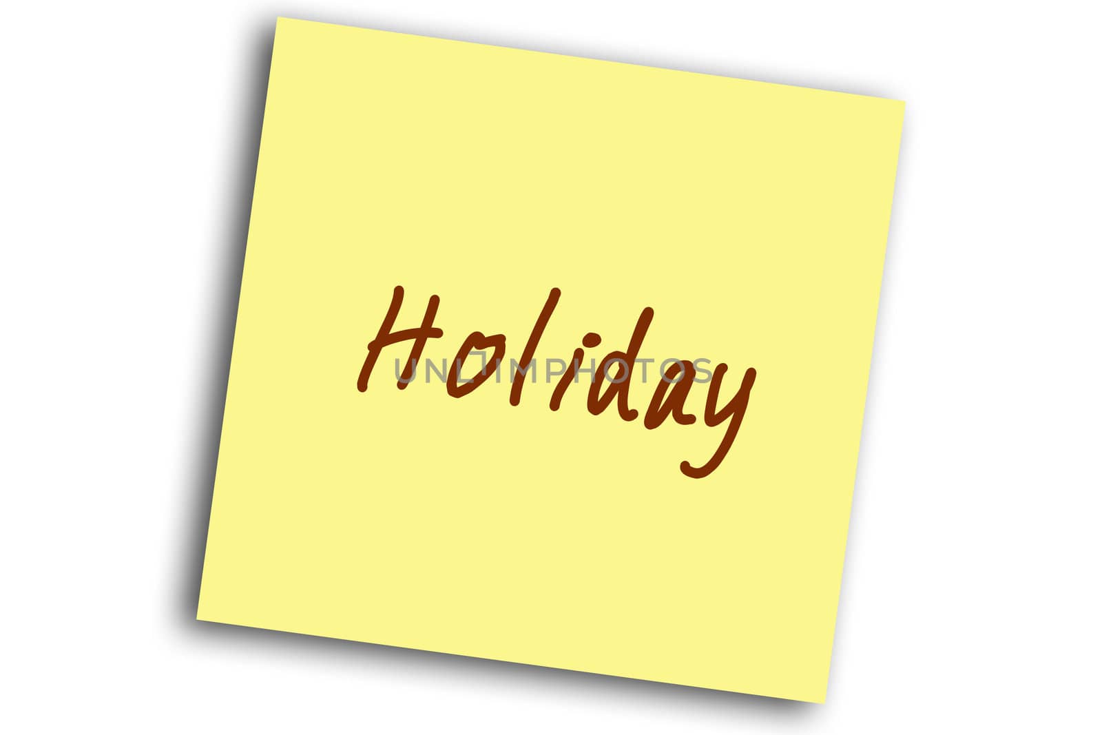 Yellow Sticky Note
