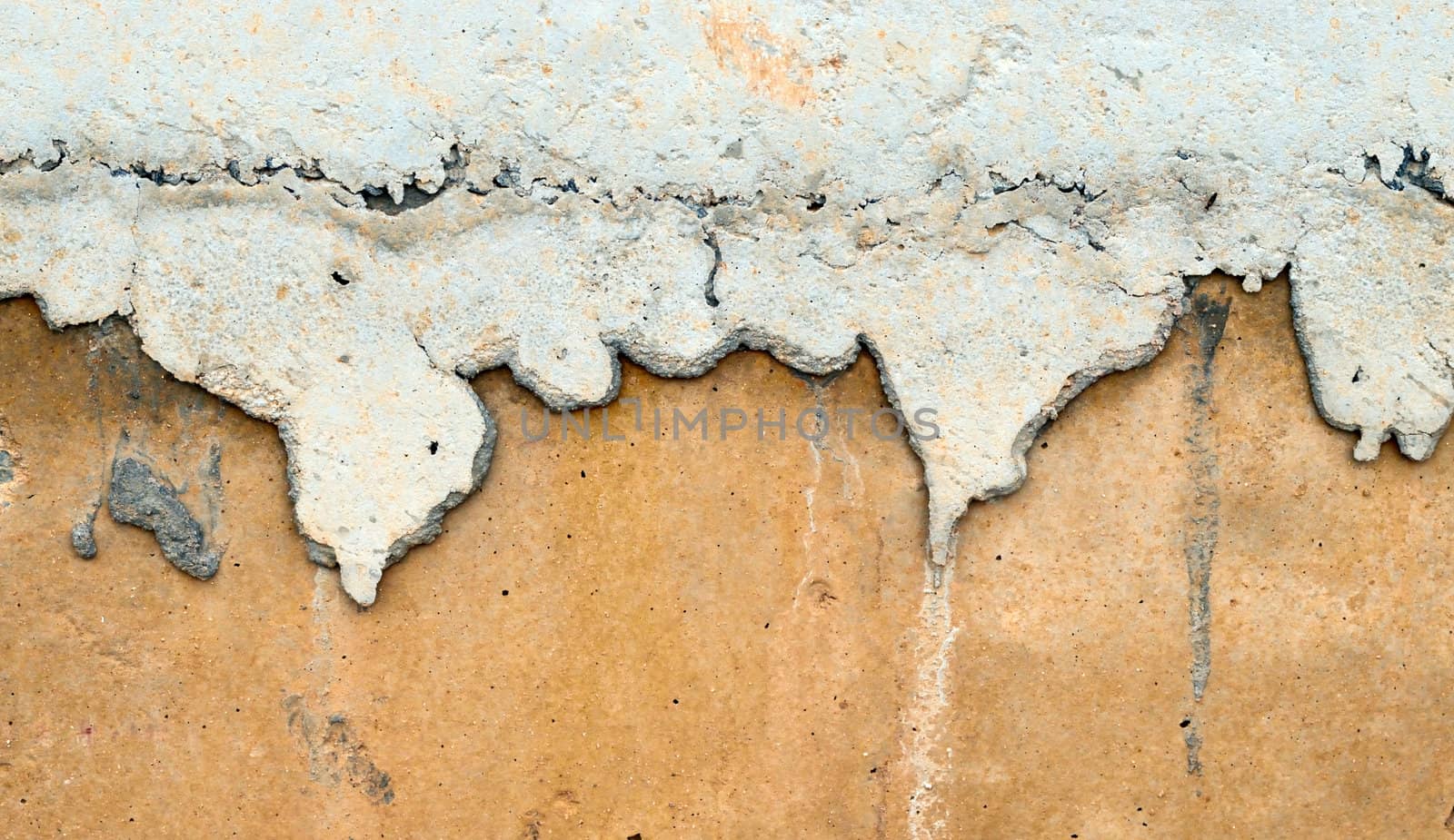Stain on concete wall background