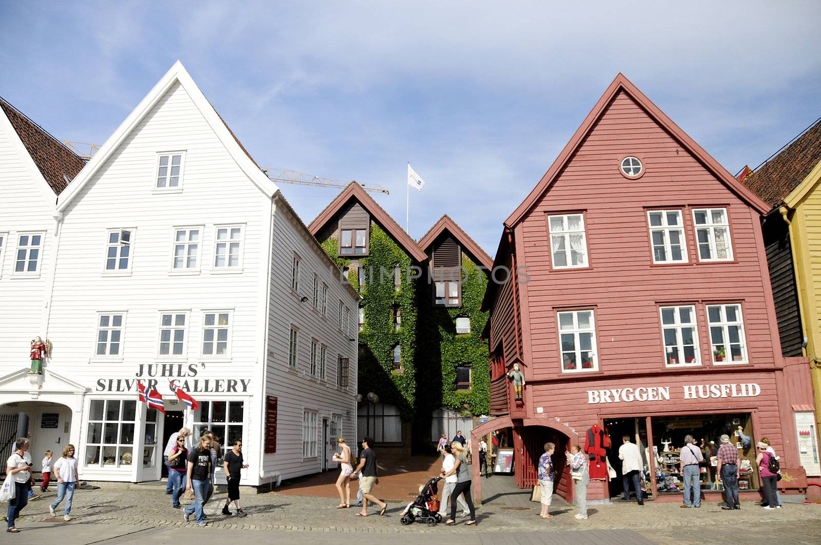 Houses at bryggen Bergen 