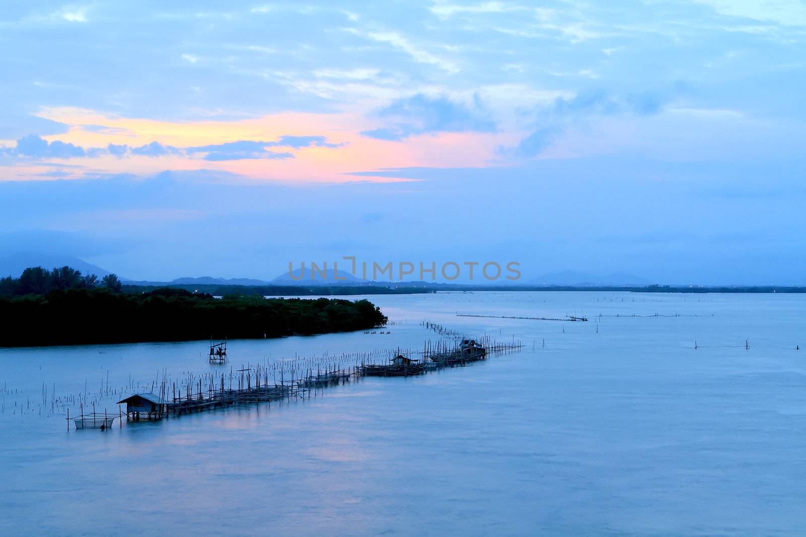 Shellfish farm, Thailand